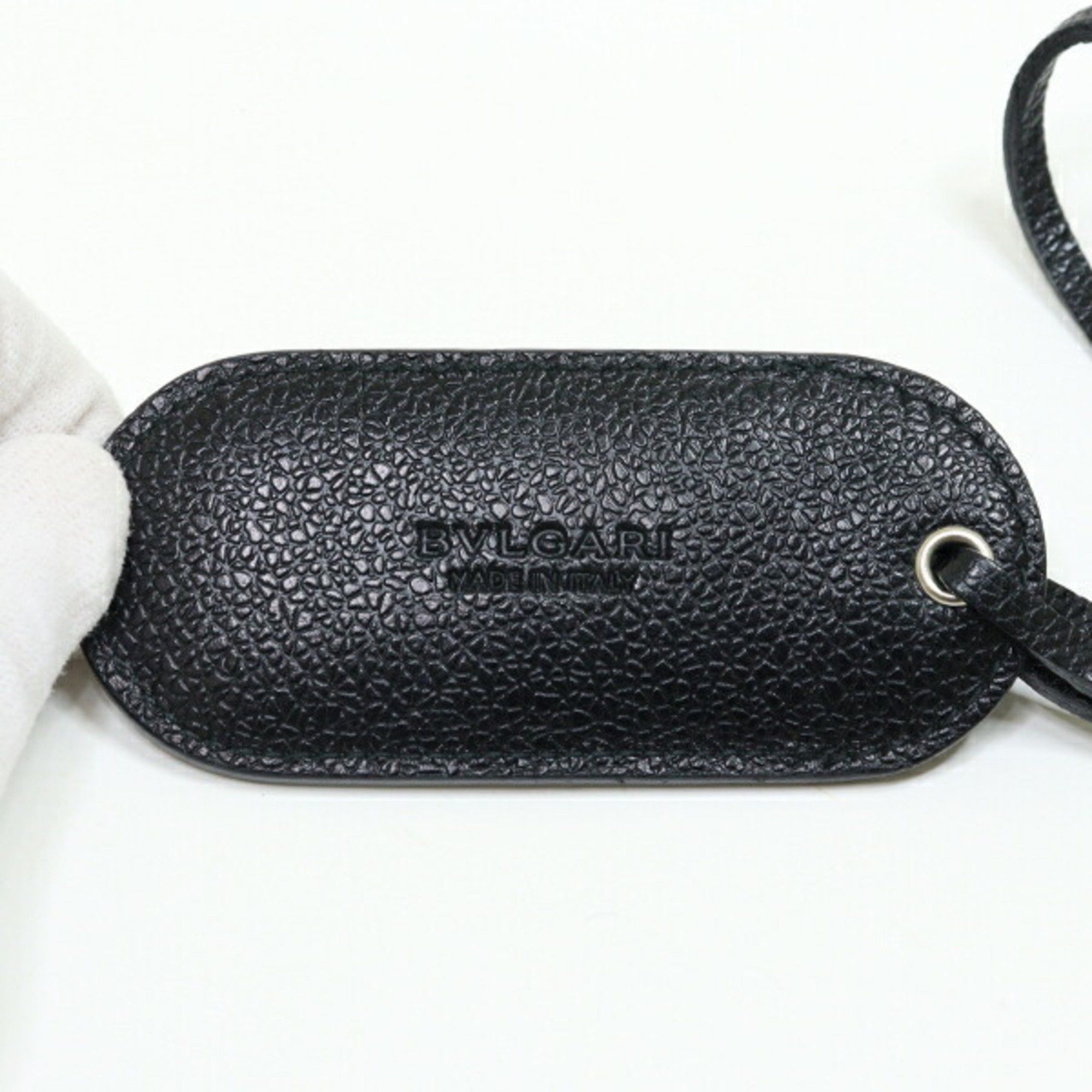 Bvlgari Bvlgari USB holder black strap leather Size ONE SIZE - 3 Thumbnail