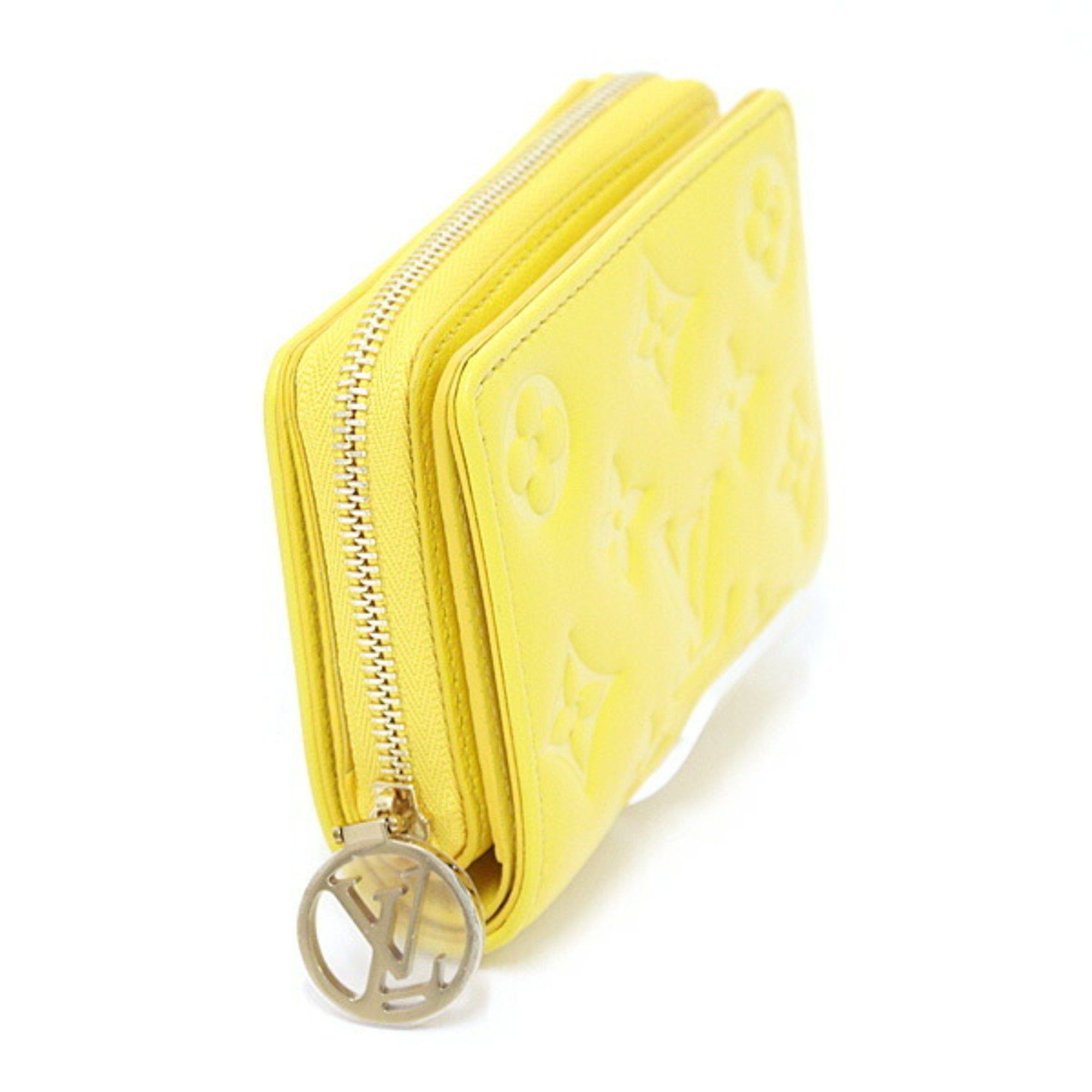 Louis Vuitton Louis Vuitton Portefeuille Lou Monogram Empreinte Ginkgo Yellow M13792 Japan Exclusive Size ONE SIZE - 3 Thumbnail