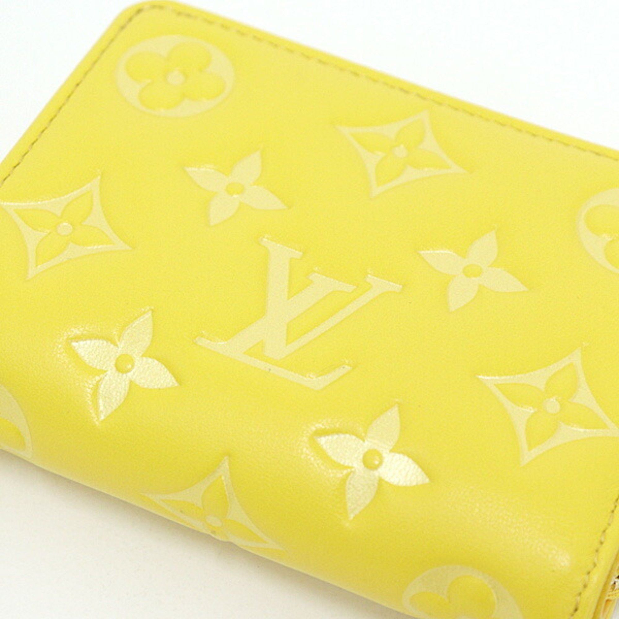Louis Vuitton Louis Vuitton Portefeuille Lou Monogram Empreinte Ginkgo Yellow M13792 Japan Exclusive Size ONE SIZE - 5 Thumbnail
