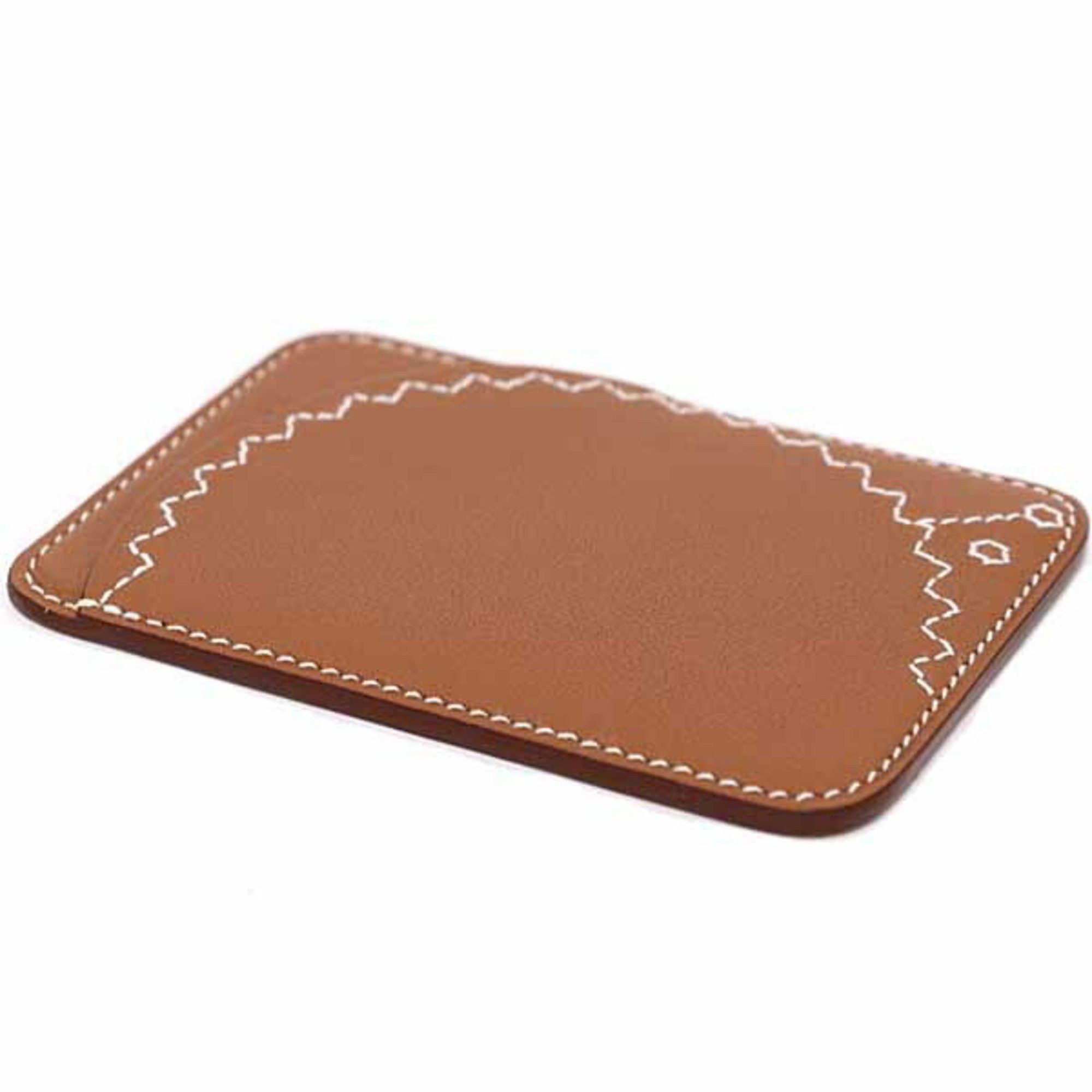 Hermes Hermes Card Case "MagSafe" Eman "Elisson" Hedgehog Business Holder Leather B Stamp (Made in 2023) Brown Size ONE SIZE - 4 Thumbnail