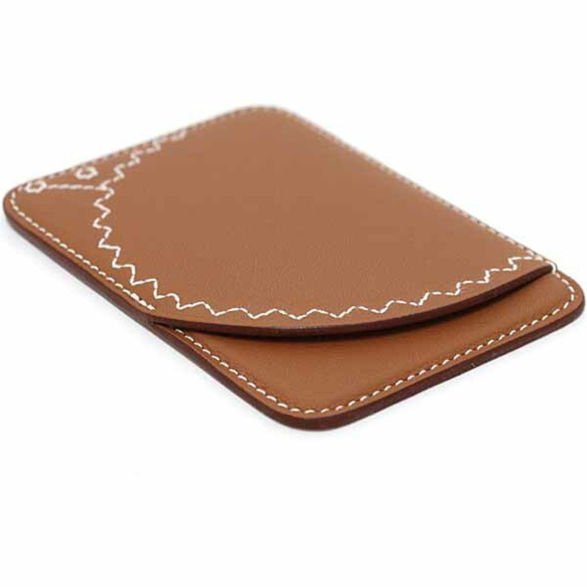 Hermes Hermes Card Case "MagSafe" Eman "Elisson" Hedgehog Business Holder Leather B Stamp (Made in 2023) Brown Size ONE SIZE - 5 Thumbnail