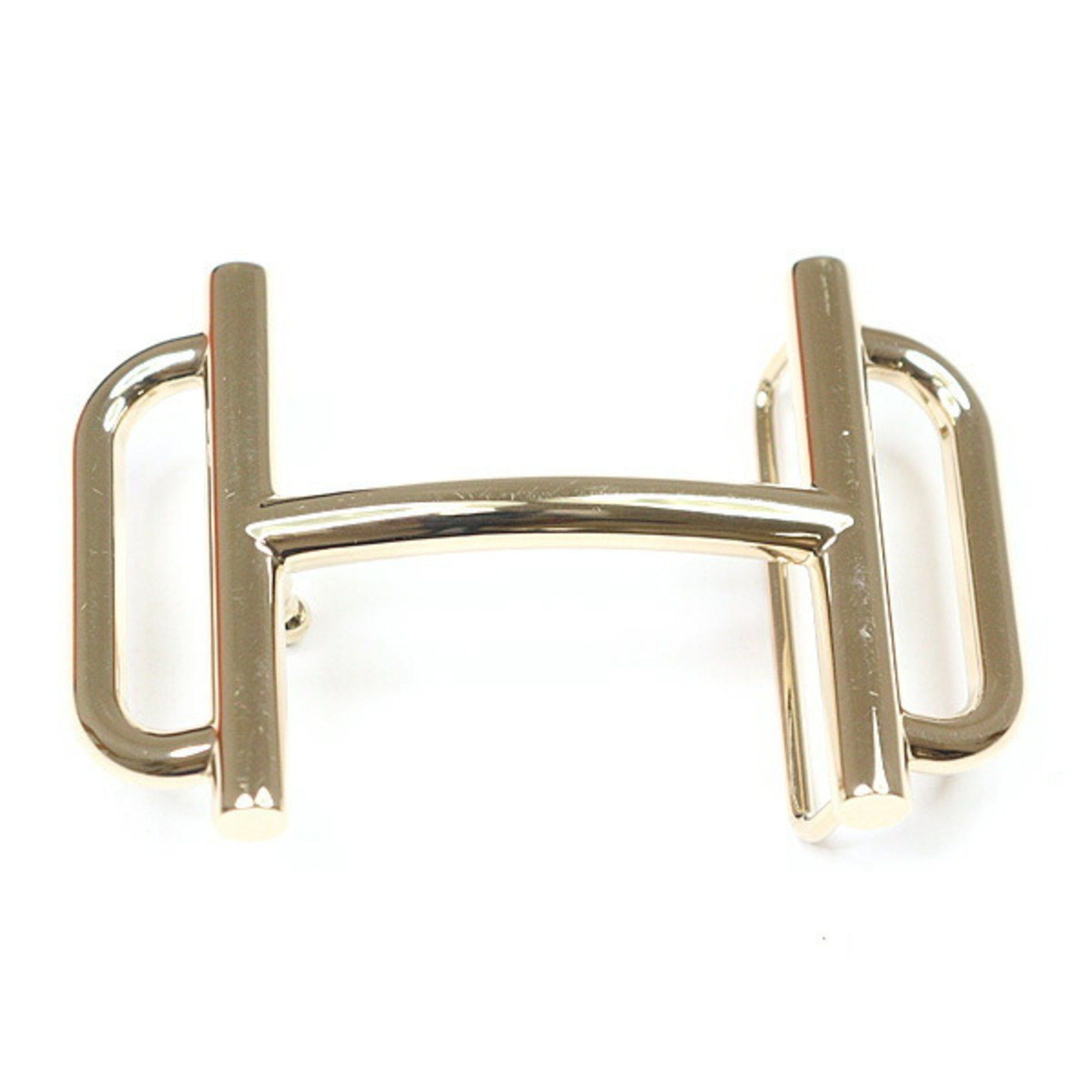 Hermes Hermes Buckle Royal & Leather Belt 38 Box Calf 135/Veau Togo Black/Etain Z Stamp S Size ONE SIZE - 2 Thumbnail