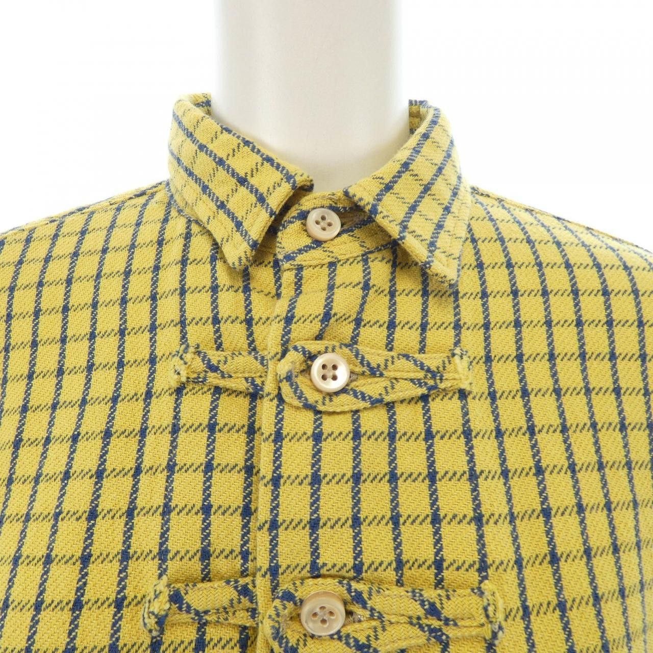 Other Other 45RPM Check Shirt Cotton Tops DUTY FREE for USA Size ONE SIZE - 5 Thumbnail
