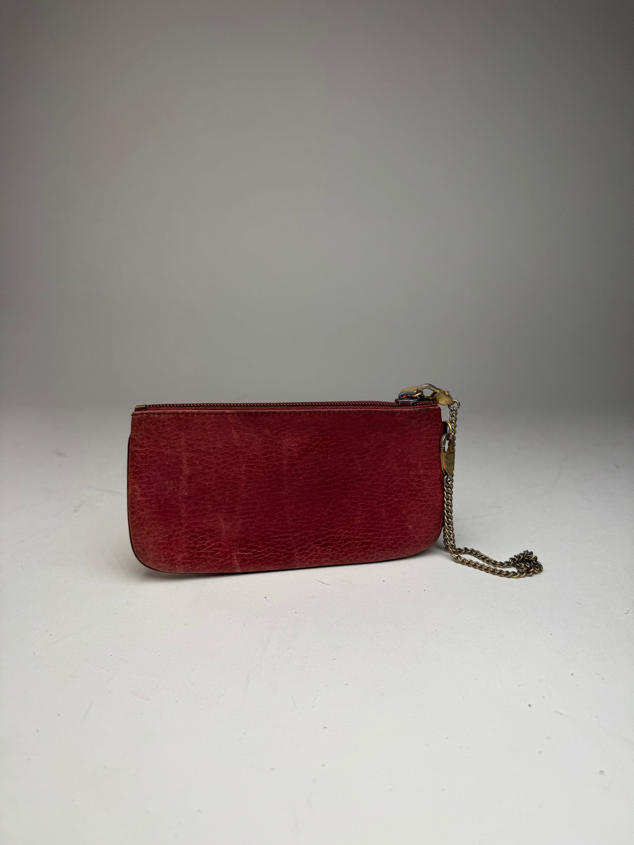 Cartier Vintage Leather Card Holder Burgundy Size ONE SIZE - 4 Thumbnail