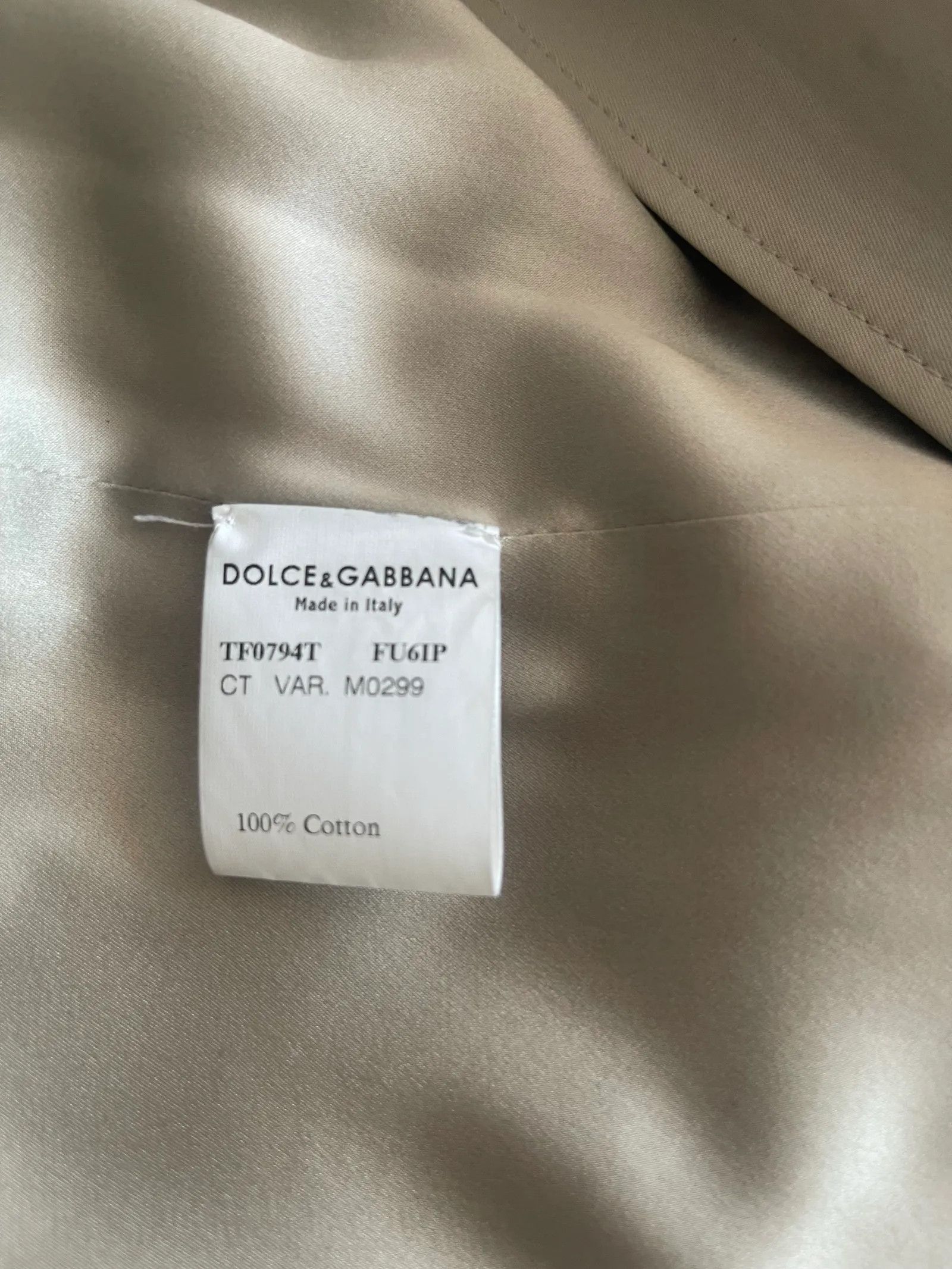 Dolce & Gabbana Dolce & Gabbana Trench coat Trenchcoat Size S / US 4 / IT 40 - 4 Thumbnail
