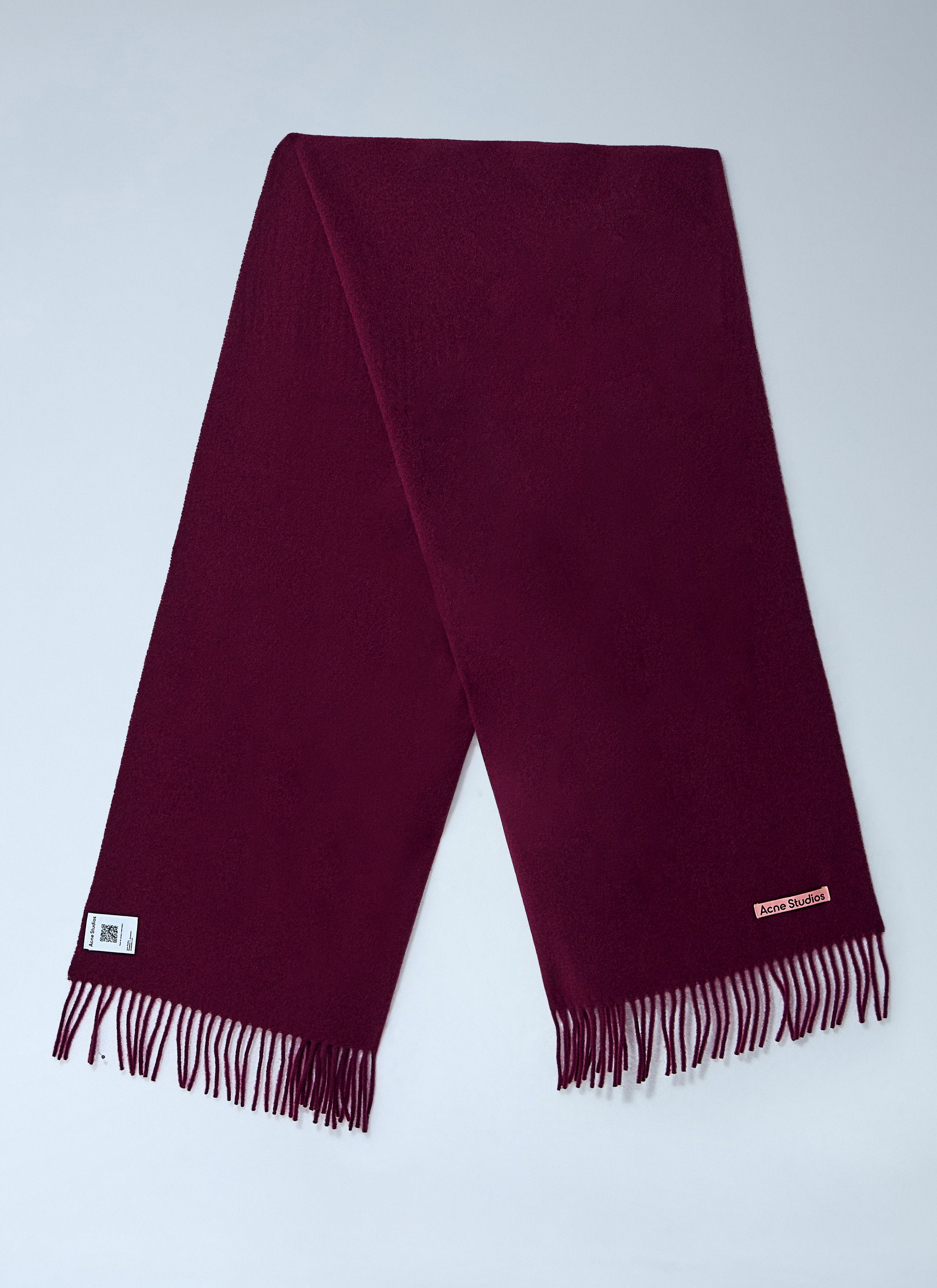 Acne Studios Fringe Wool Scarf Size ONE SIZE - 2 Thumbnail