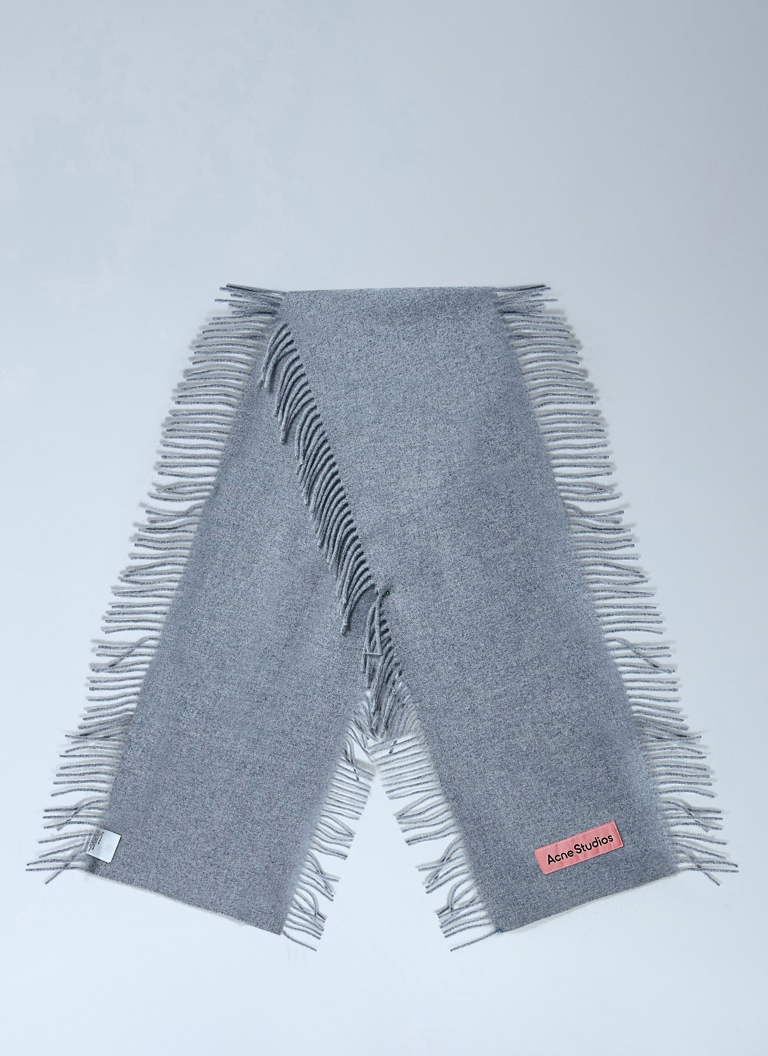 Acne Studios Fringe Wool Scarf Size ONE SIZE - 2 Thumbnail