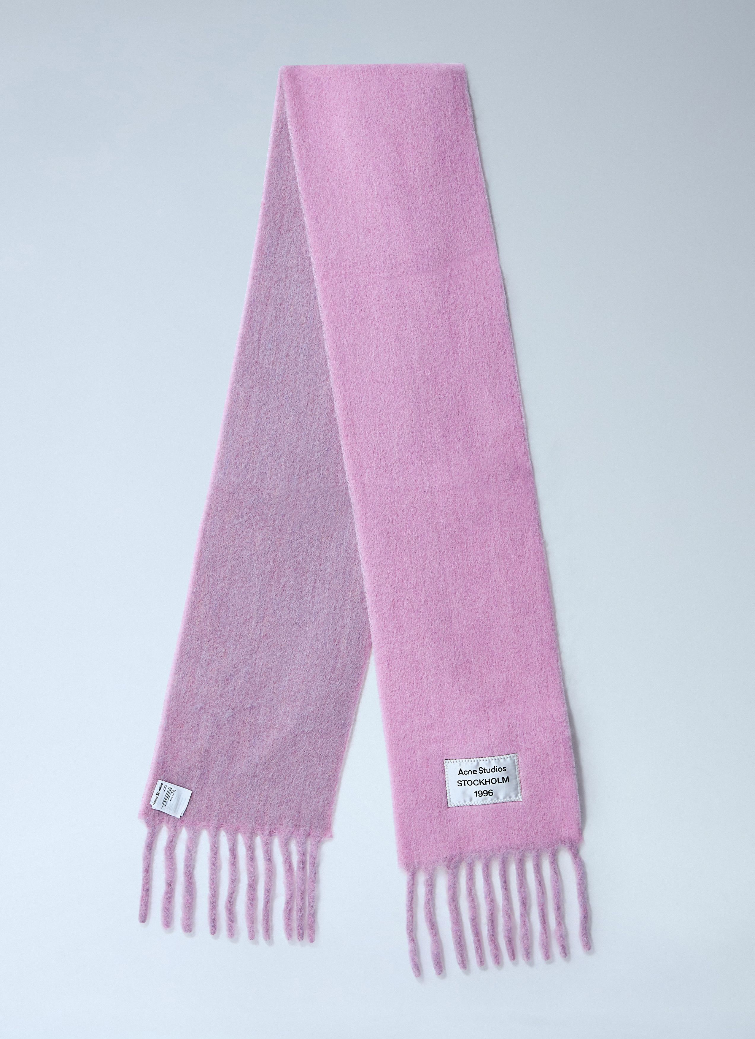 Acne Studios Fringed Wool-Blend Scarf Size ONE SIZE - 2 Thumbnail