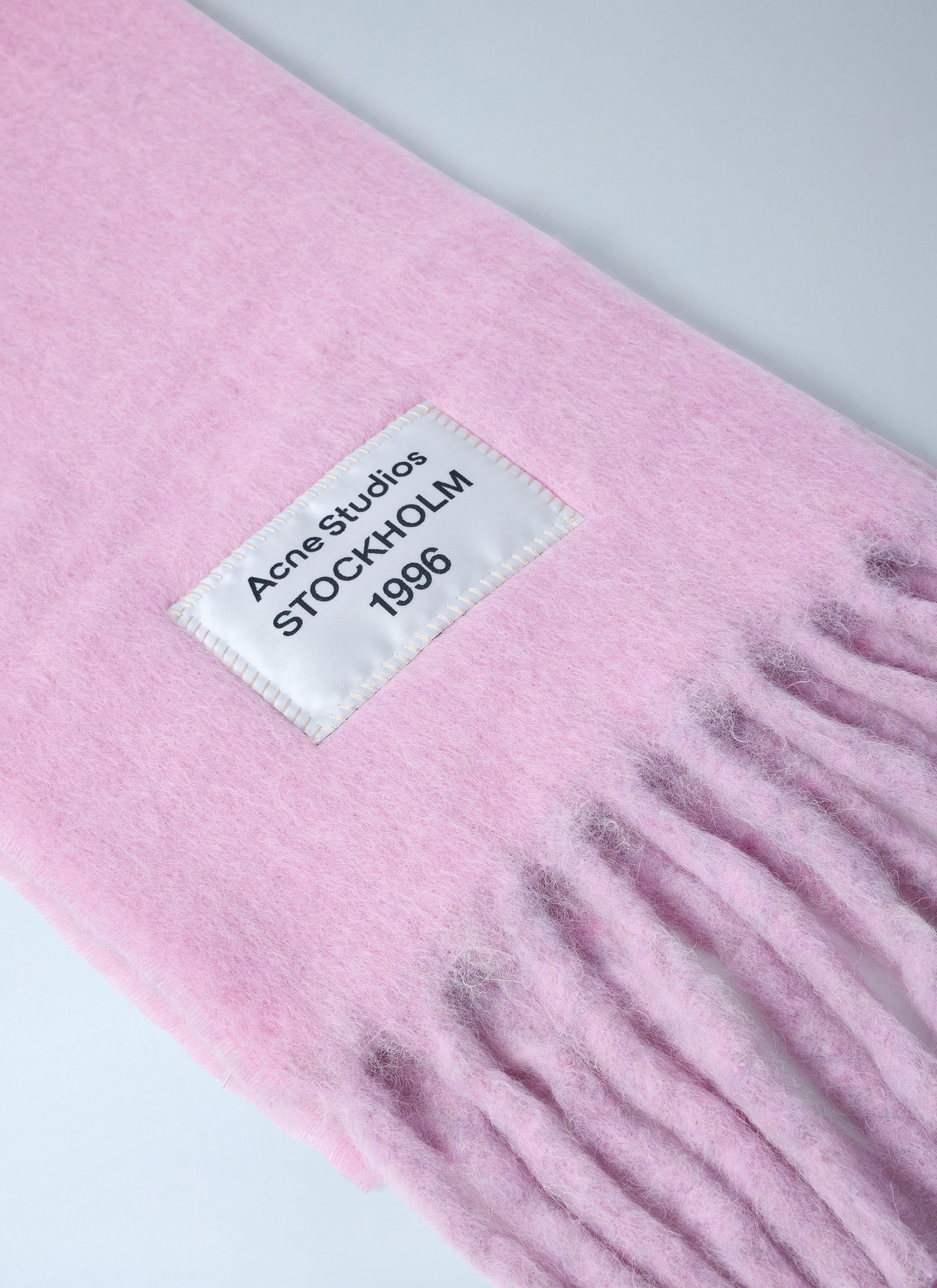 Acne Studios Fringed Wool-Blend Scarf Size ONE SIZE - 3 Thumbnail