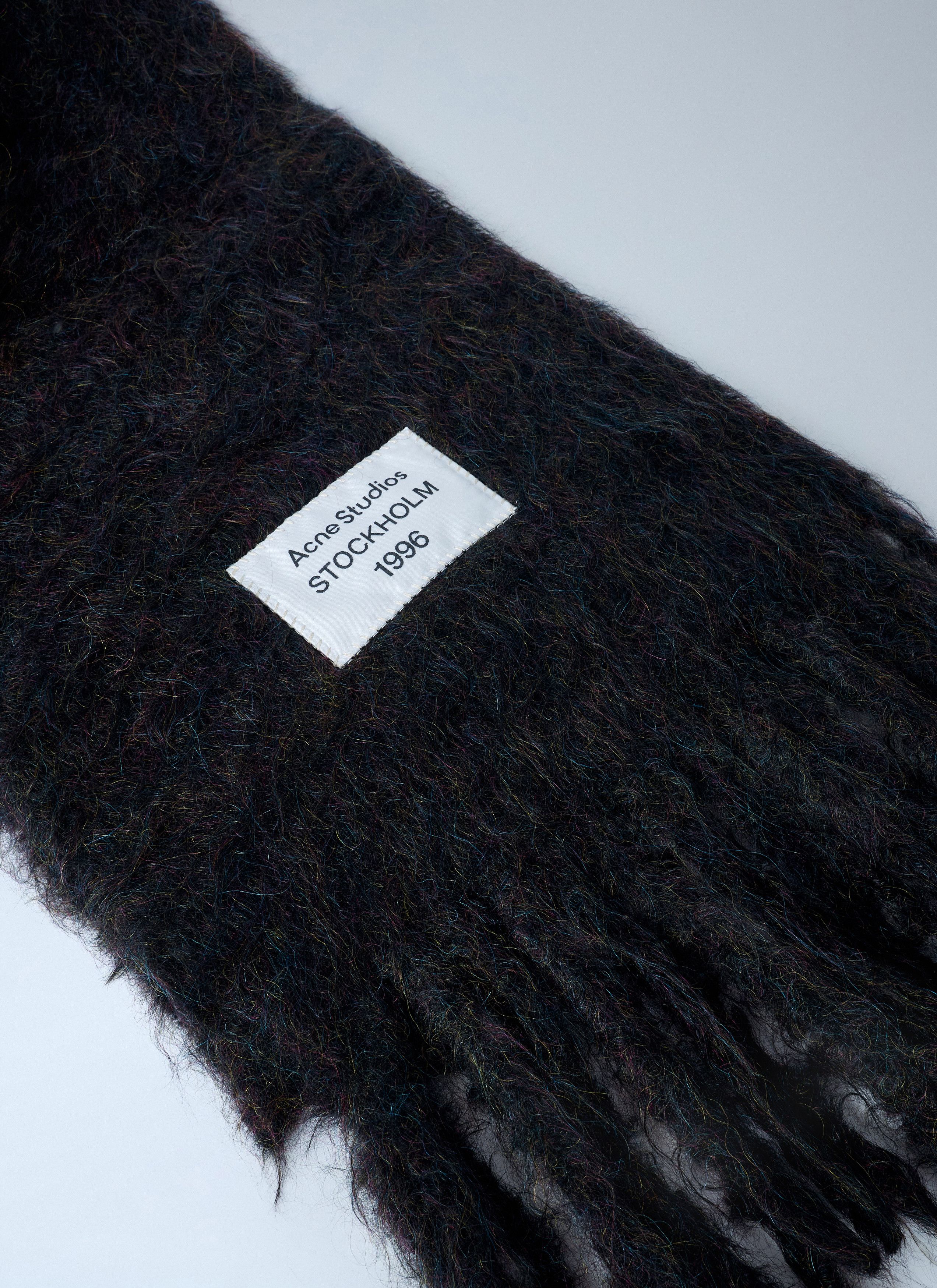 Acne Studios Fringed Wool-Blend Scarf Size ONE SIZE - 3 Thumbnail