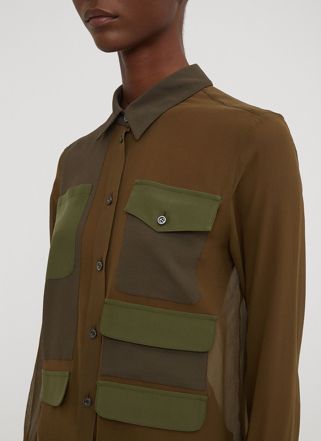 Altuzarra Havens Patched Shirt Size M / US 6-8 / IT 42-44 - 5 Thumbnail