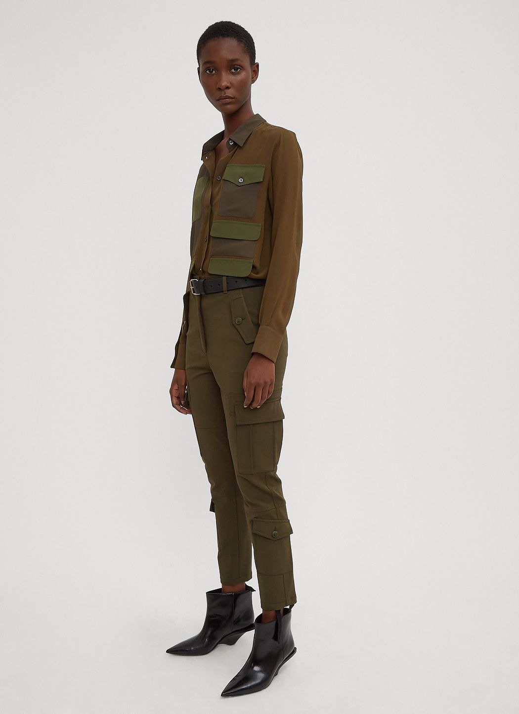Altuzarra Havens Patched Shirt Size M / US 6-8 / IT 42-44 - 2 Thumbnail