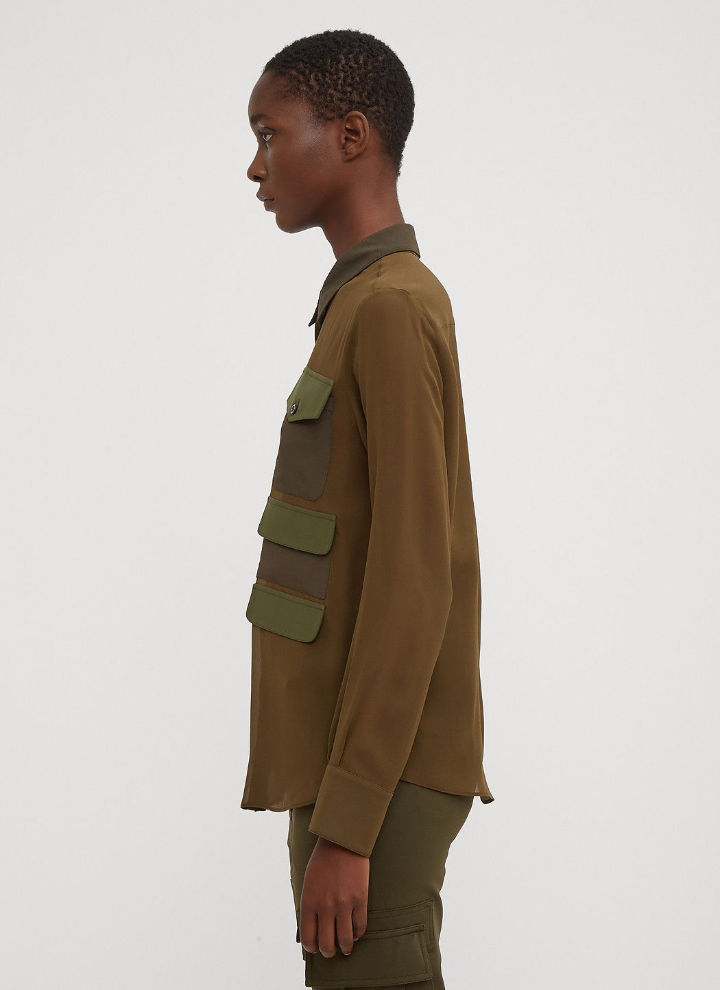 Altuzarra Havens Patched Shirt Size M / US 6-8 / IT 42-44 - 3 Thumbnail
