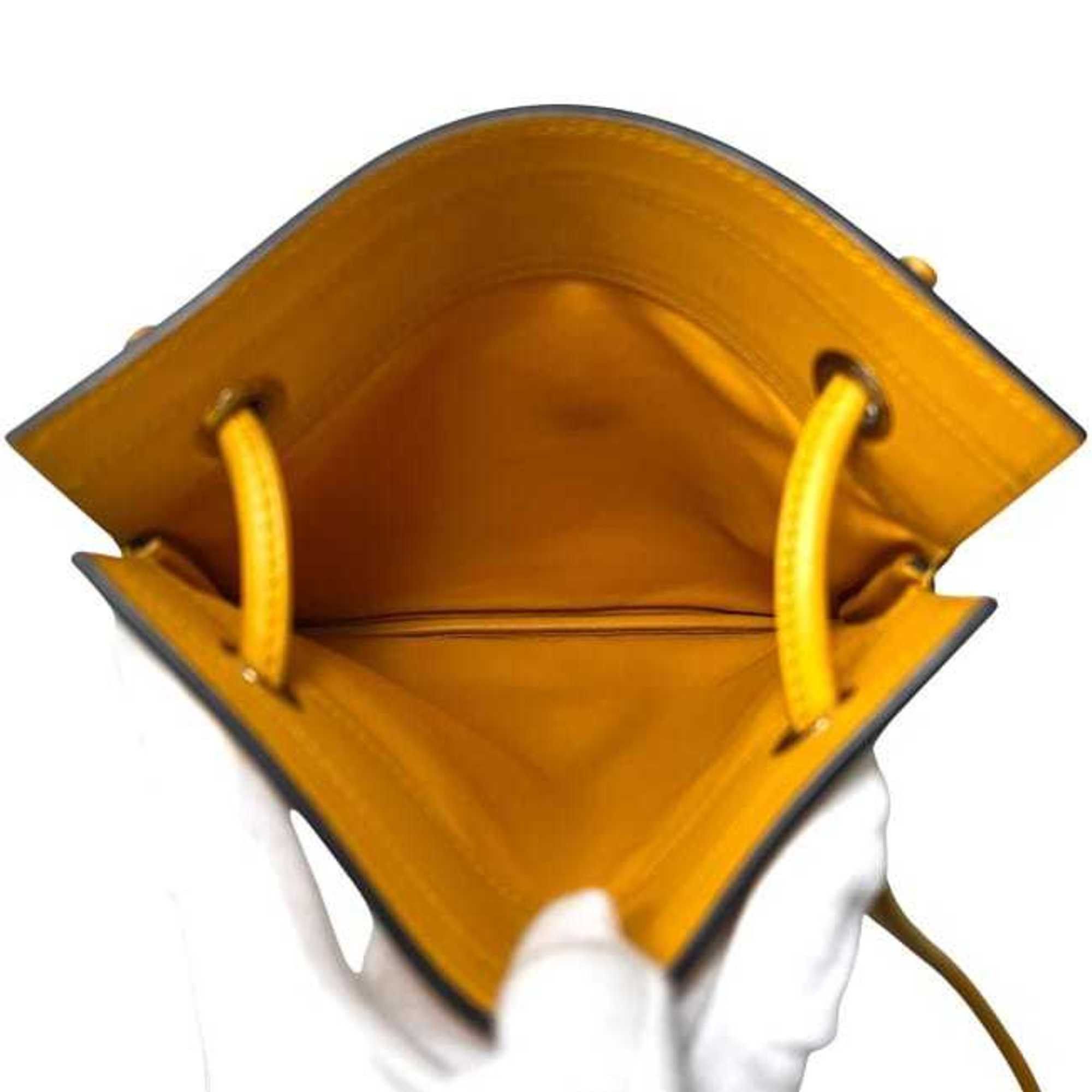 Hermes Hermes Hermès Aline Shoulder Bag f-24159, Yellow Leather Swift, D Stamp, Crossbody Bag, Soft Leather, for Men and Women Size ONE SIZE - 7 Thumbnail