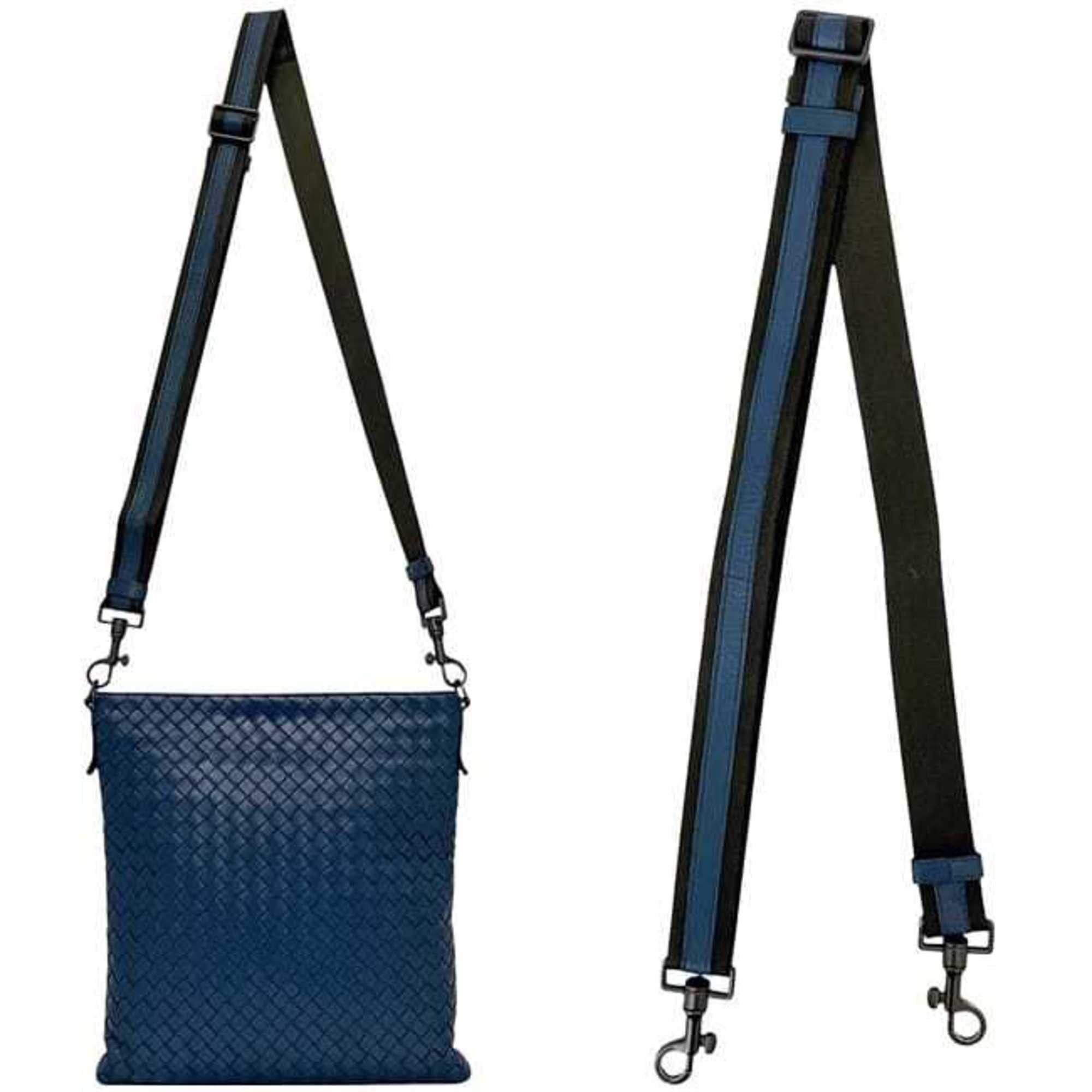 Bottega Veneta Bottega Veneta Shoulder Bag f-24190 Blue Intrecciato Leather B02918879R BOTTEGA VENETA Crossbody Braided for Men and Women Size ONE SIZE - 4 Thumbnail