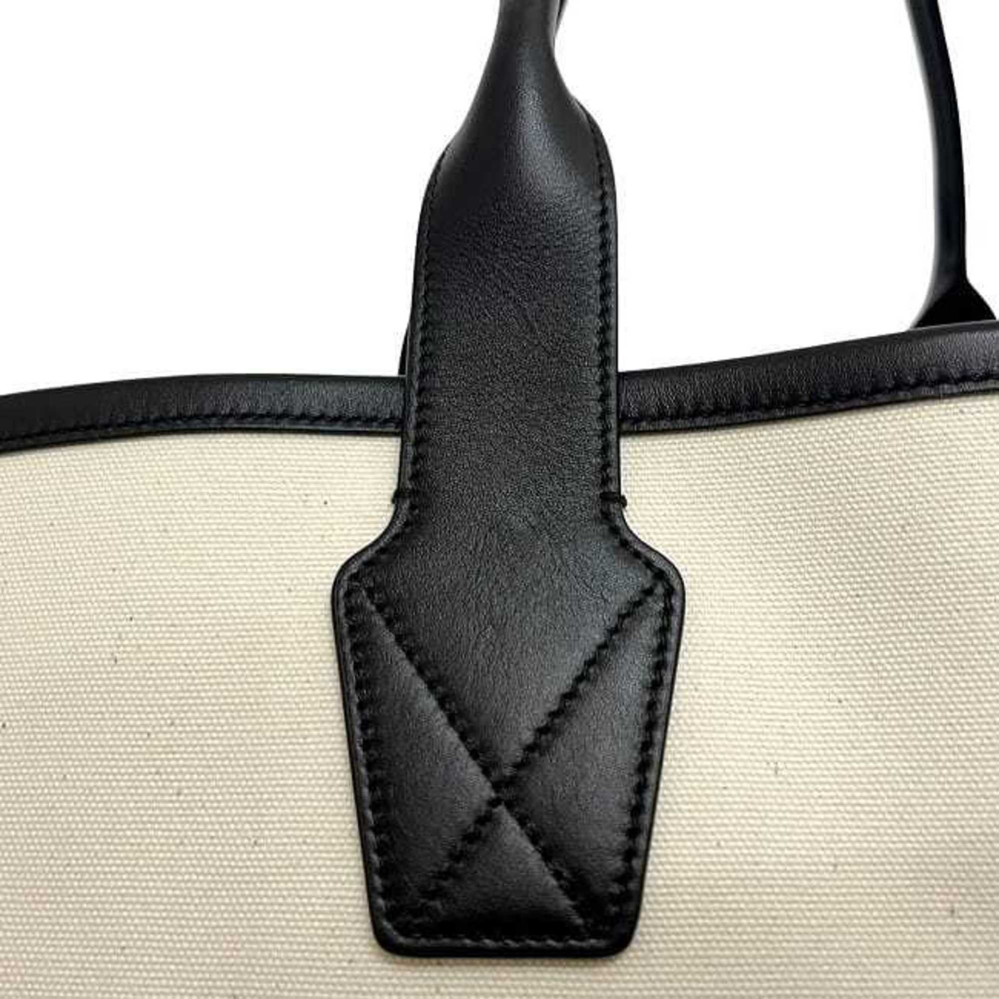 Balenciaga Balenciaga City's Paris Large Tote Bag f-24158 White/Black 689271 Canvas/Leather 9911 R 568024 BALENCIAGA White for Men and Women Size ONE SIZE - 10 Thumbnail