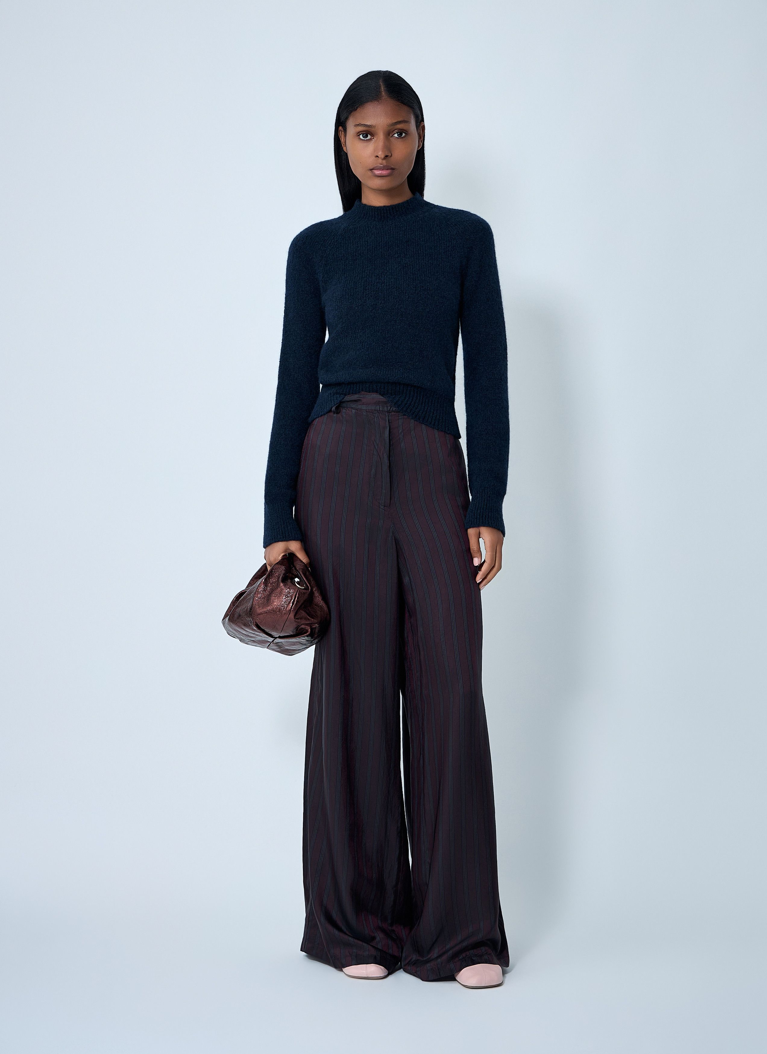 Dries Van Noten Wool-Blend Sweater Size L / US 10 / IT 46 - 2 Thumbnail