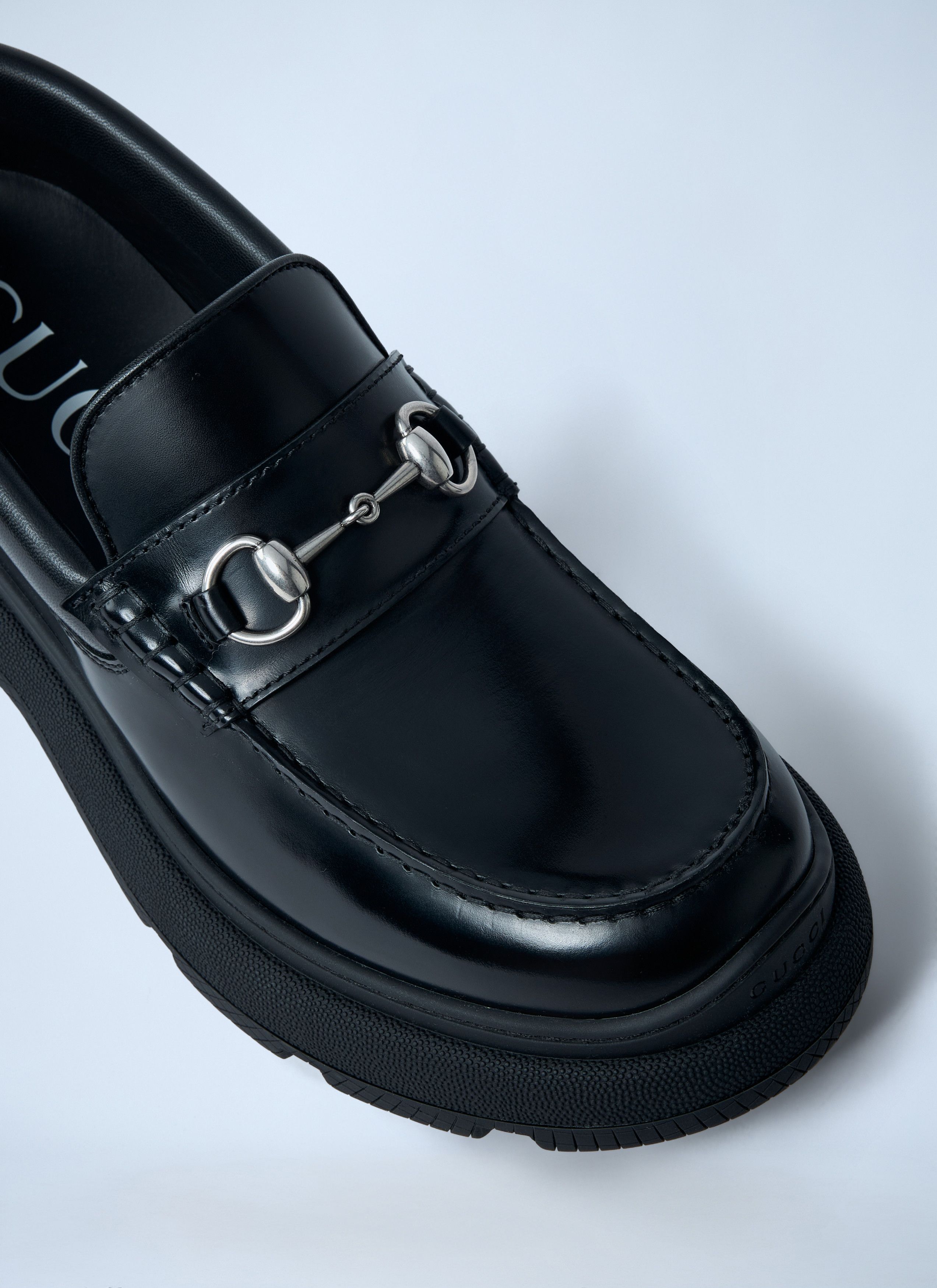 Gucci Leather Loafers Size US 11 / EU 44 - 3 Thumbnail