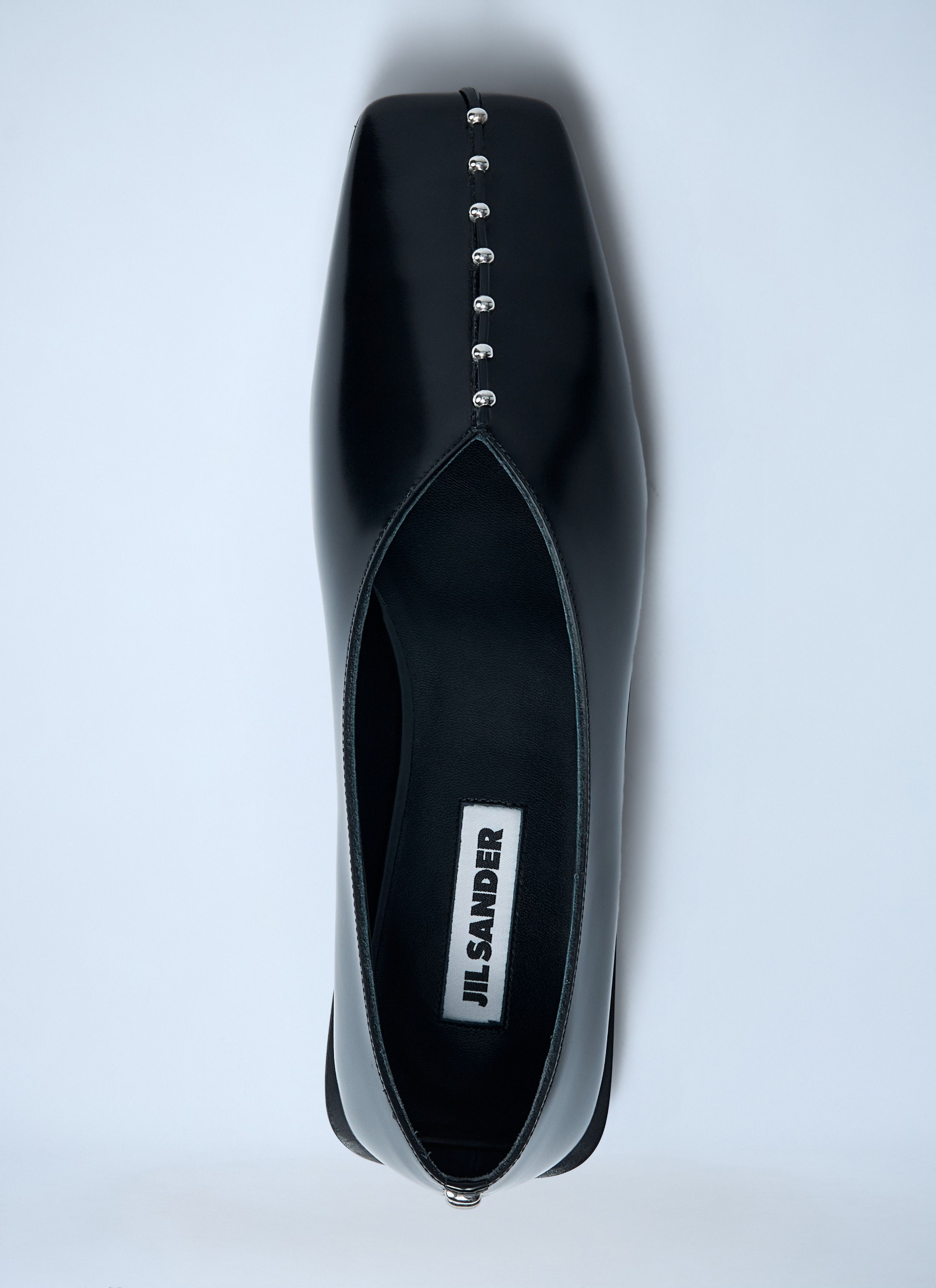 Jil Sander Leather Ballerina Flats Size US 7 / IT 37 - 6 Thumbnail