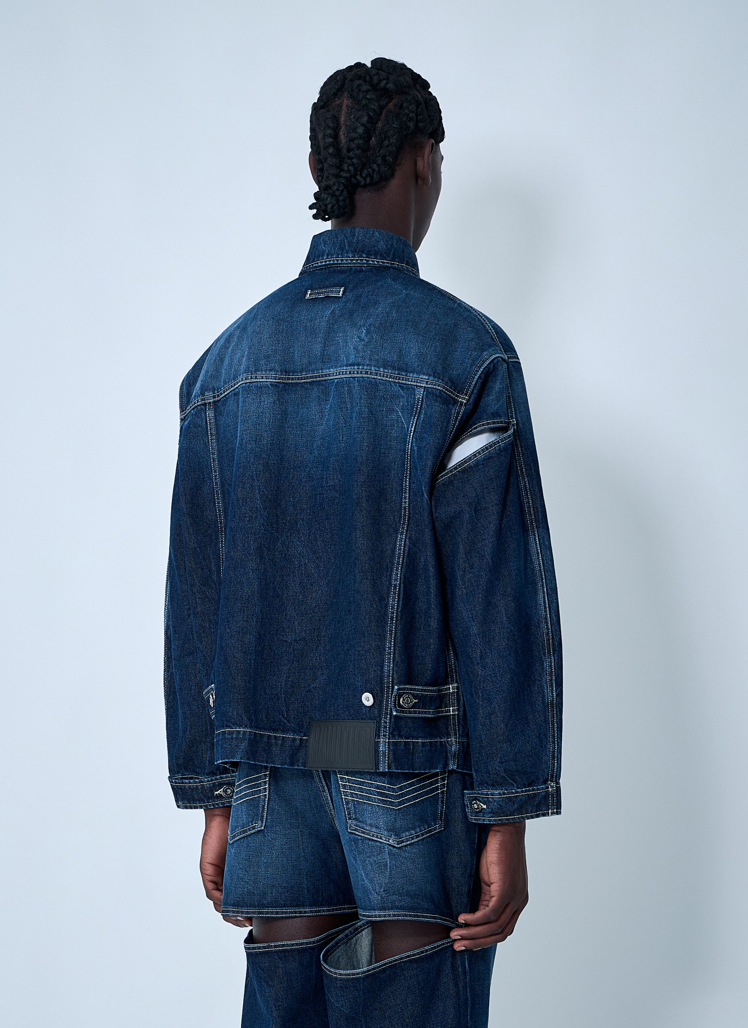 Jean Paul Gaultier Cut.Out Denim Jacket Size US M / EU 48-50 / 2 - 4 Thumbnail