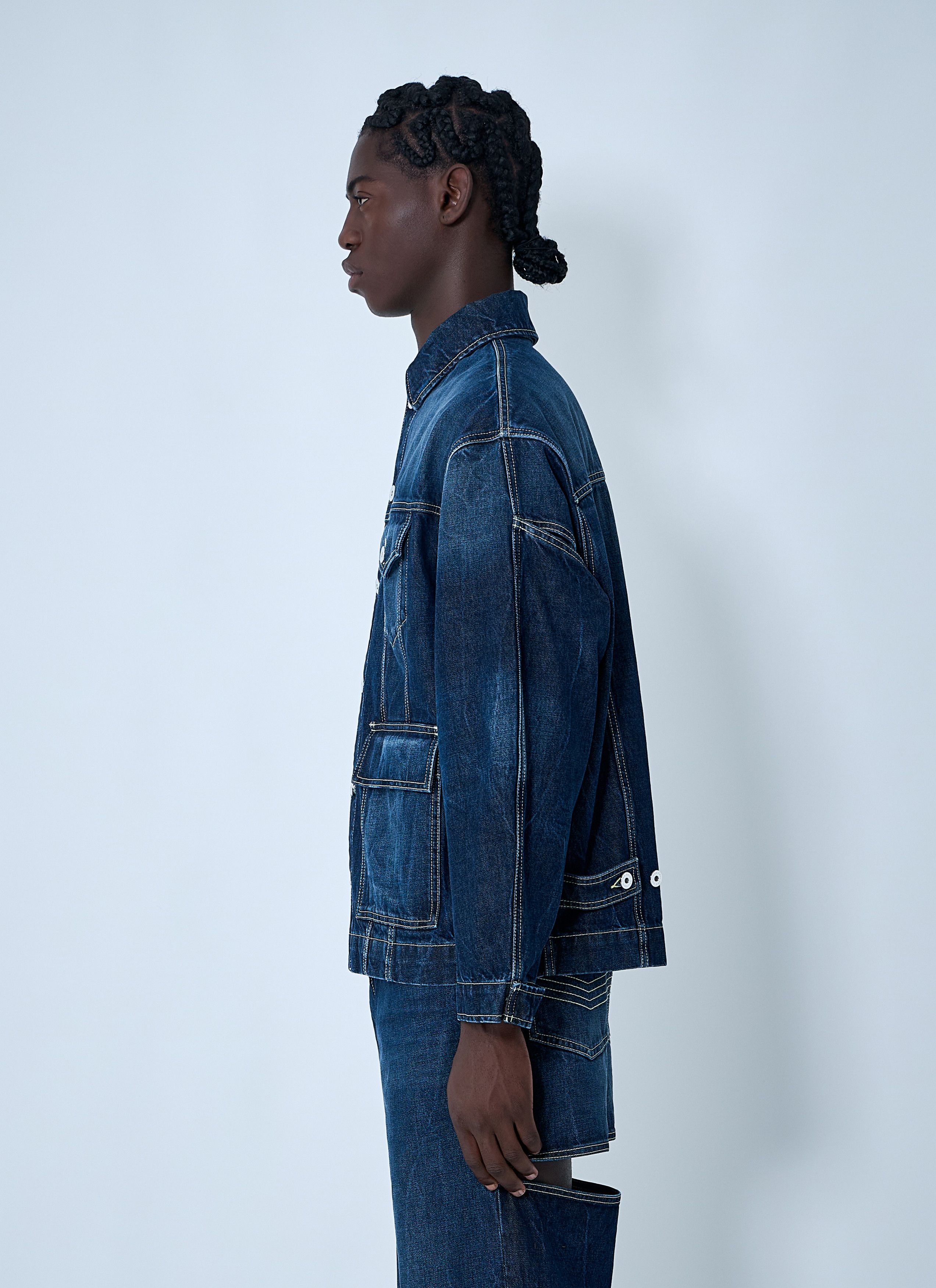 Jean Paul Gaultier Cut.Out Denim Jacket Size US M / EU 48-50 / 2 - 3 Thumbnail