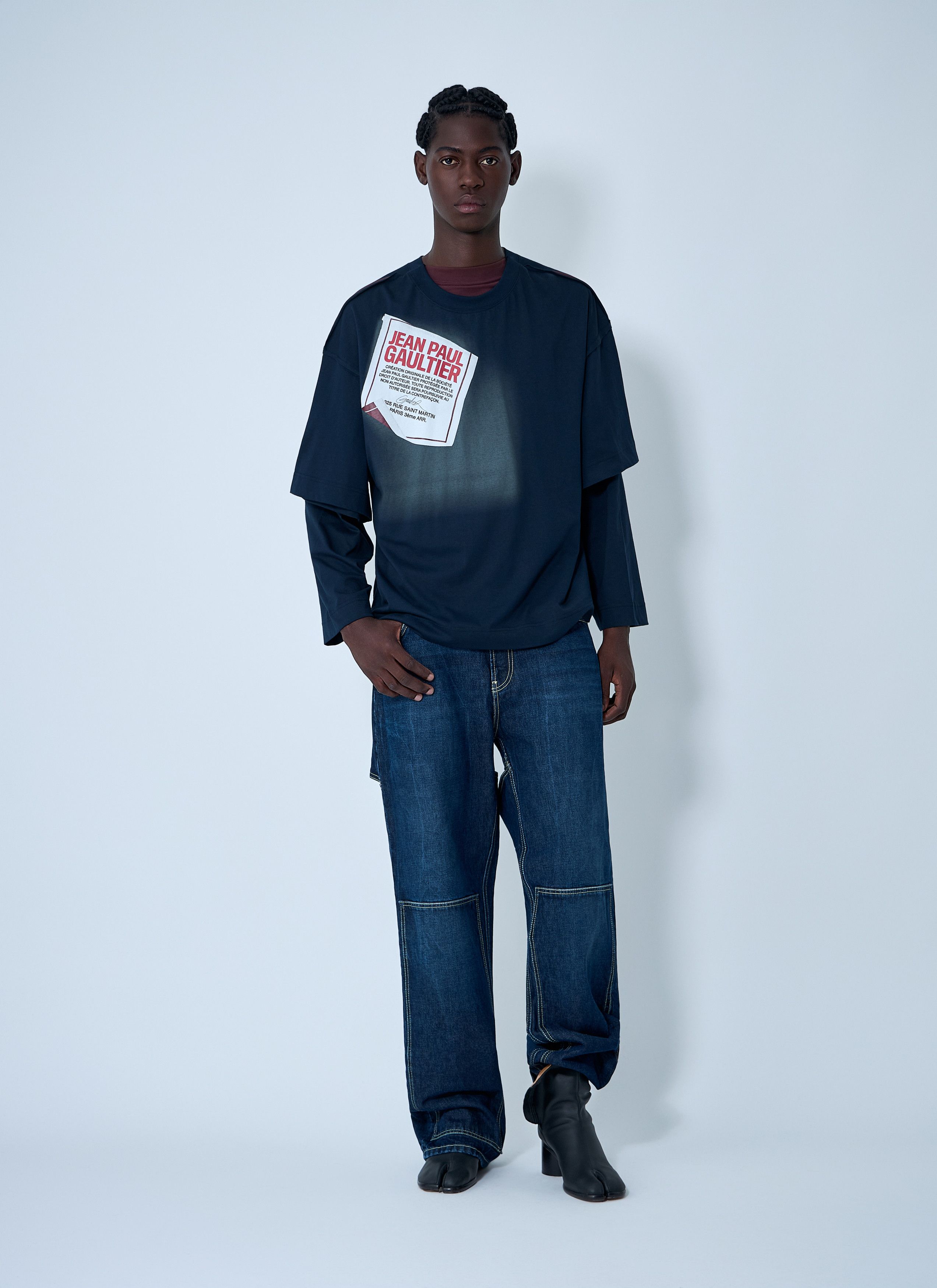 Jean Paul Gaultier Cut-Out Jeans Size US 28 / EU 44 - 2 Thumbnail