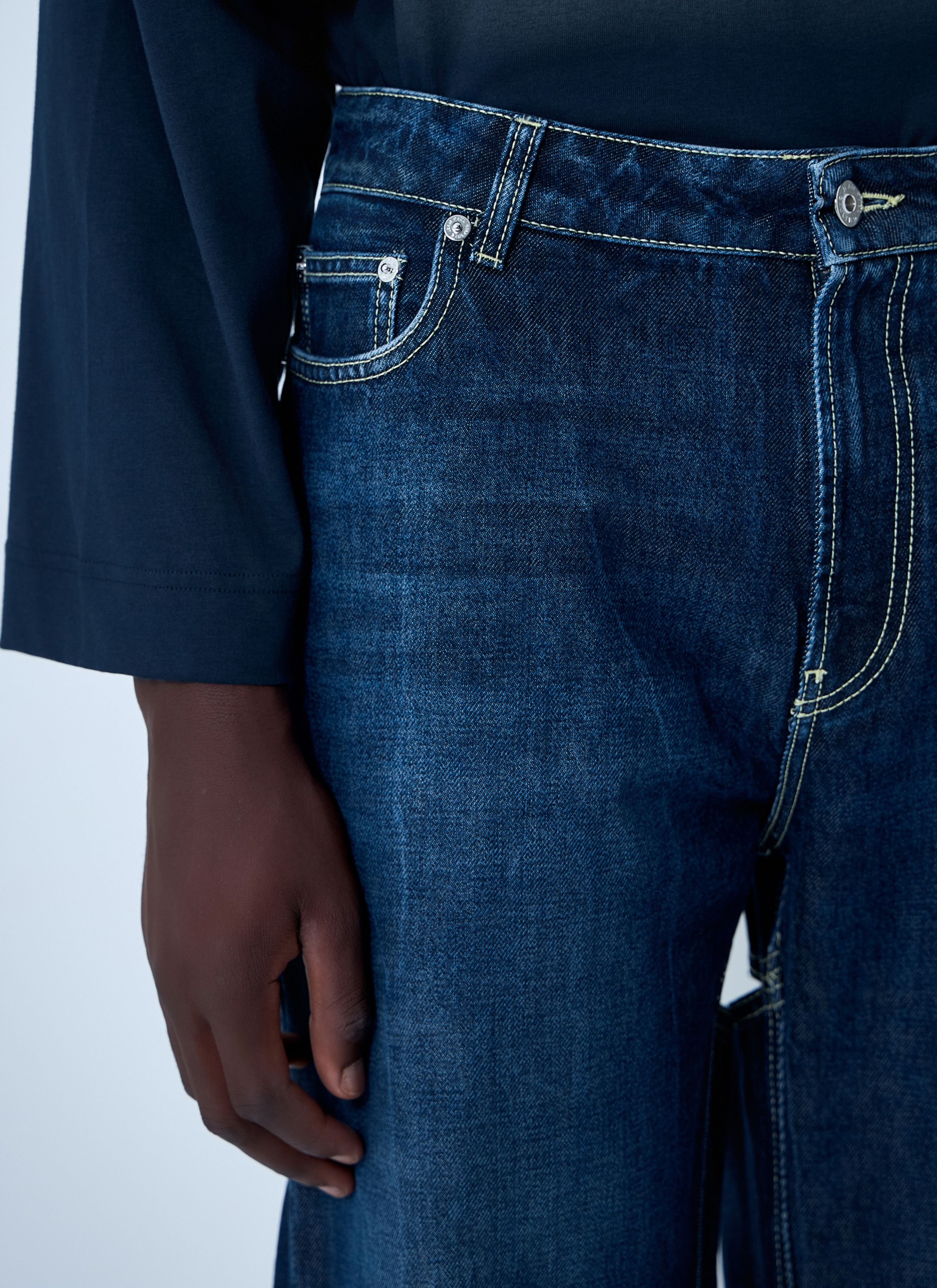 Jean Paul Gaultier Cut-Out Jeans Size US 28 / EU 44 - 5 Thumbnail