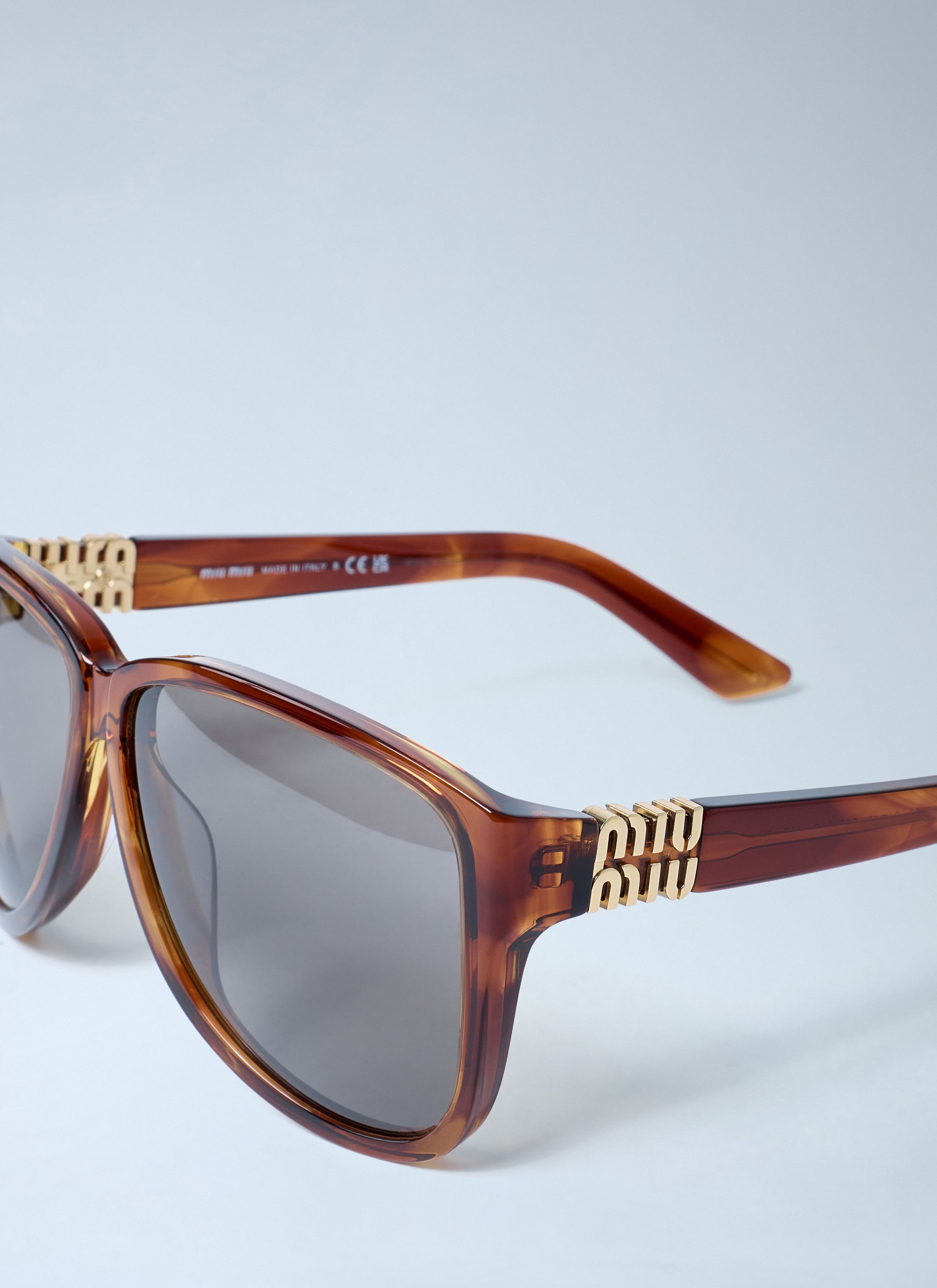 Miu Miu 0MU A08S Sunglasses Size ONE SIZE - 4 Thumbnail