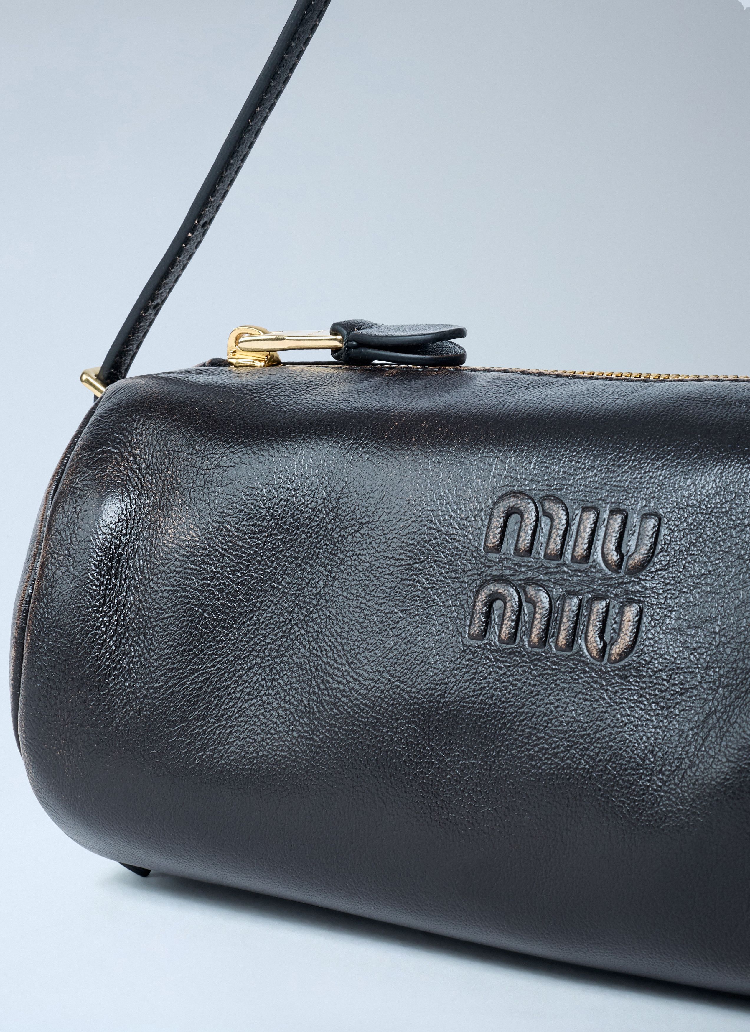 Miu Miu Leather Logo Motif Shoulder Bag Size ONE SIZE - 3 Thumbnail