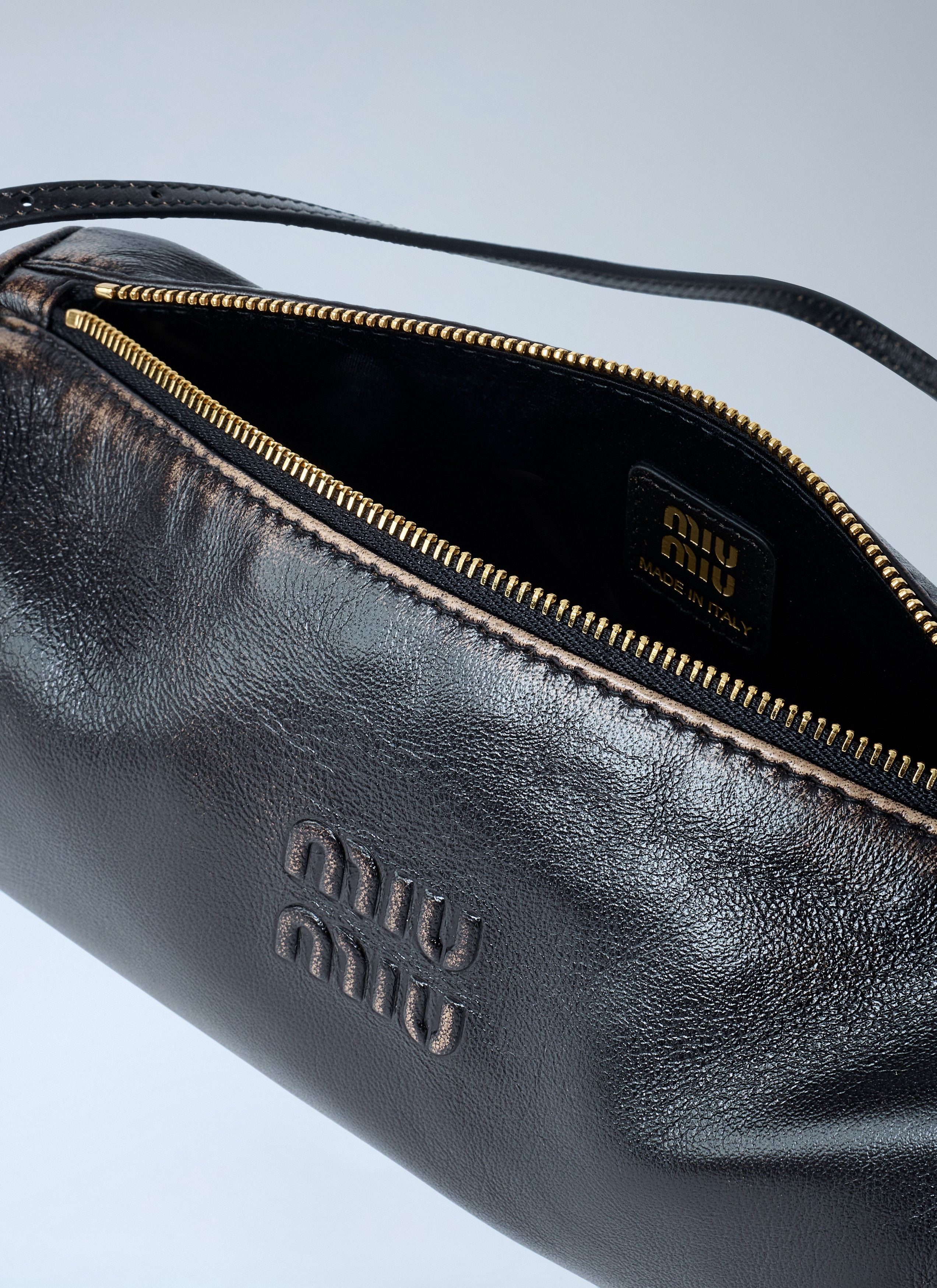 Miu Miu Leather Logo Motif Shoulder Bag Size ONE SIZE - 5 Thumbnail