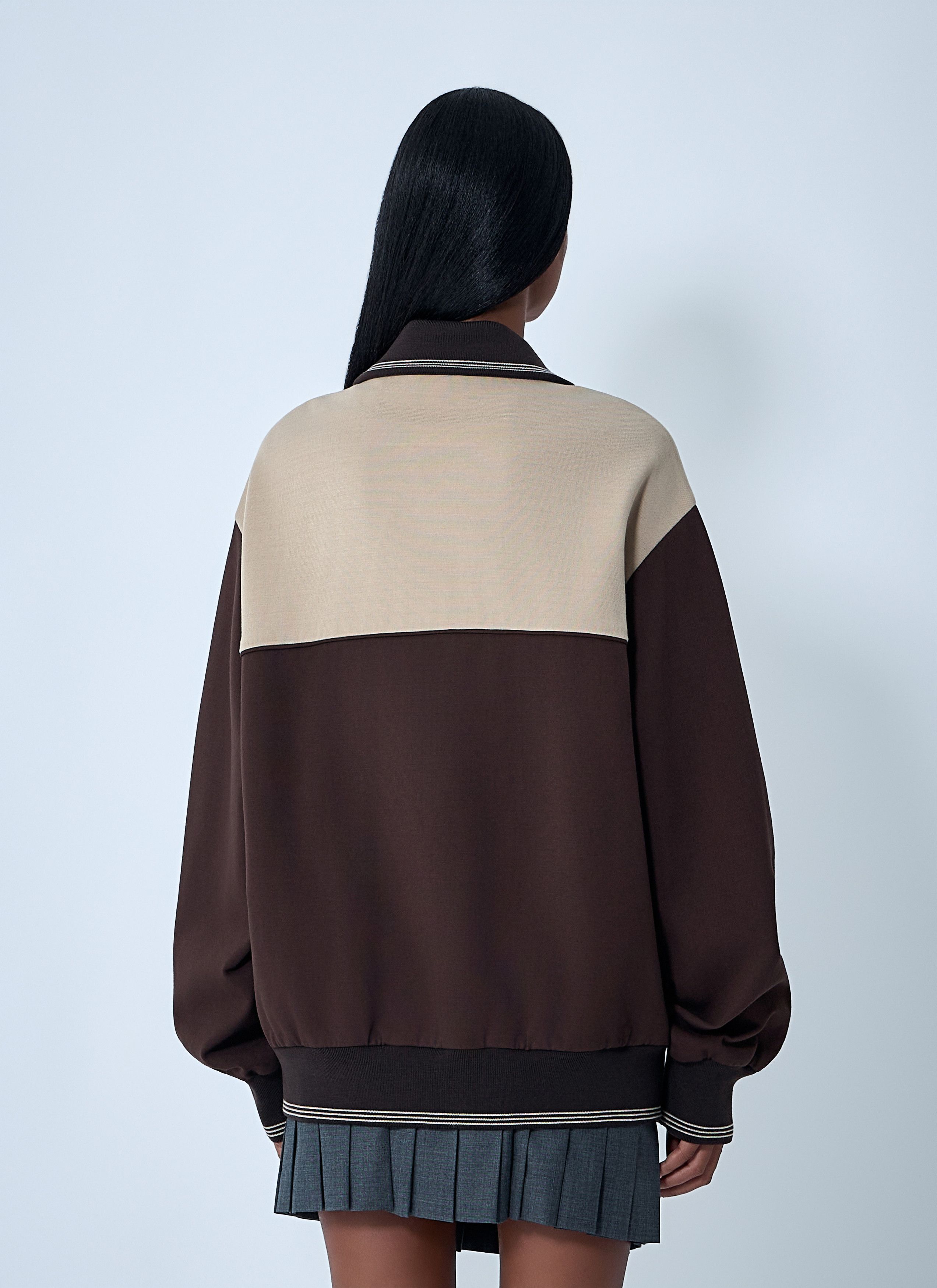 Miu Miu Contrast Panel Jacket Size S / US 4 / IT 40 - 4 Thumbnail