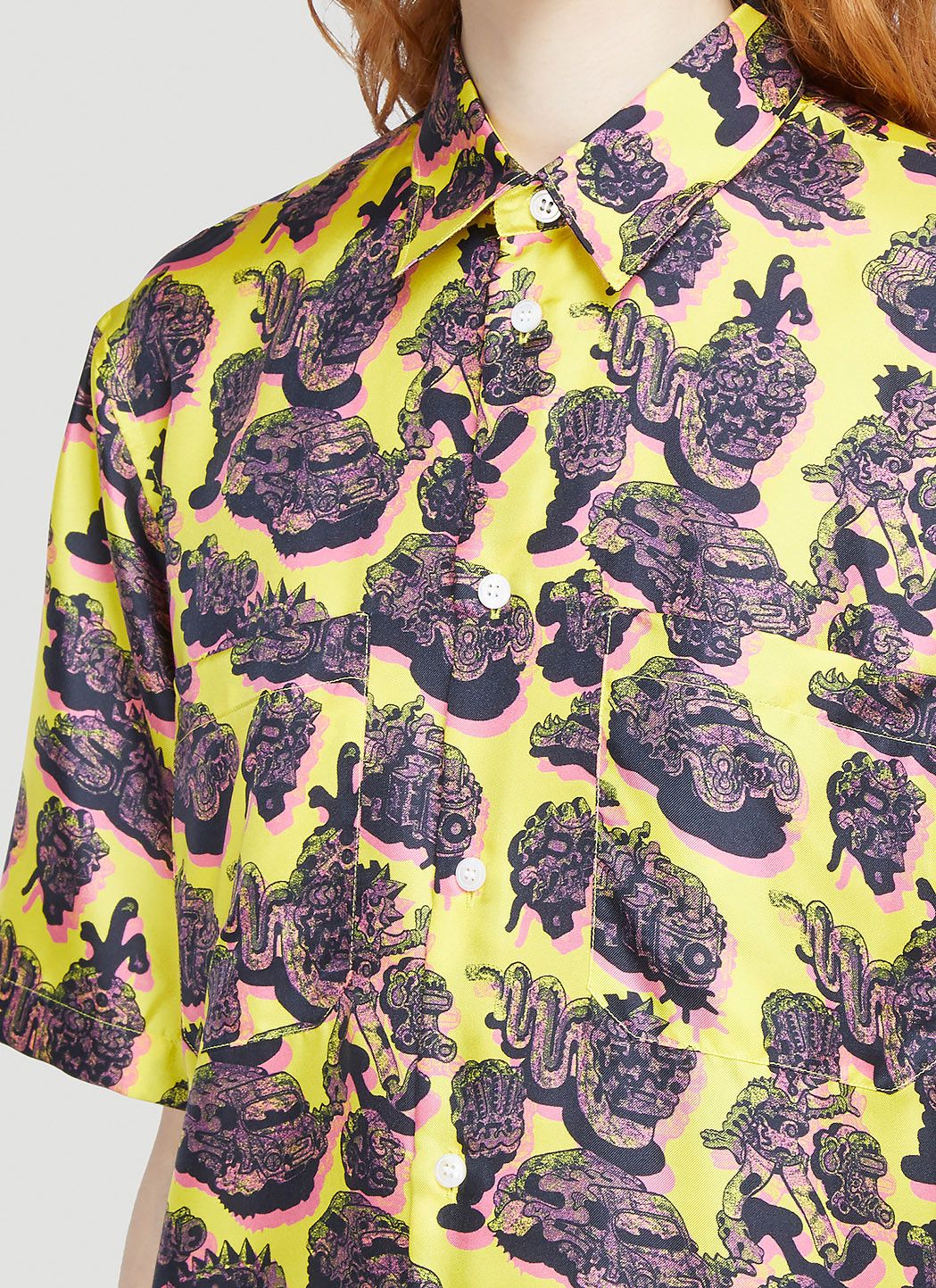 Stella McCartney Ricky Silk Shirt Size M / US 6-8 / IT 42-44 - 5 Thumbnail