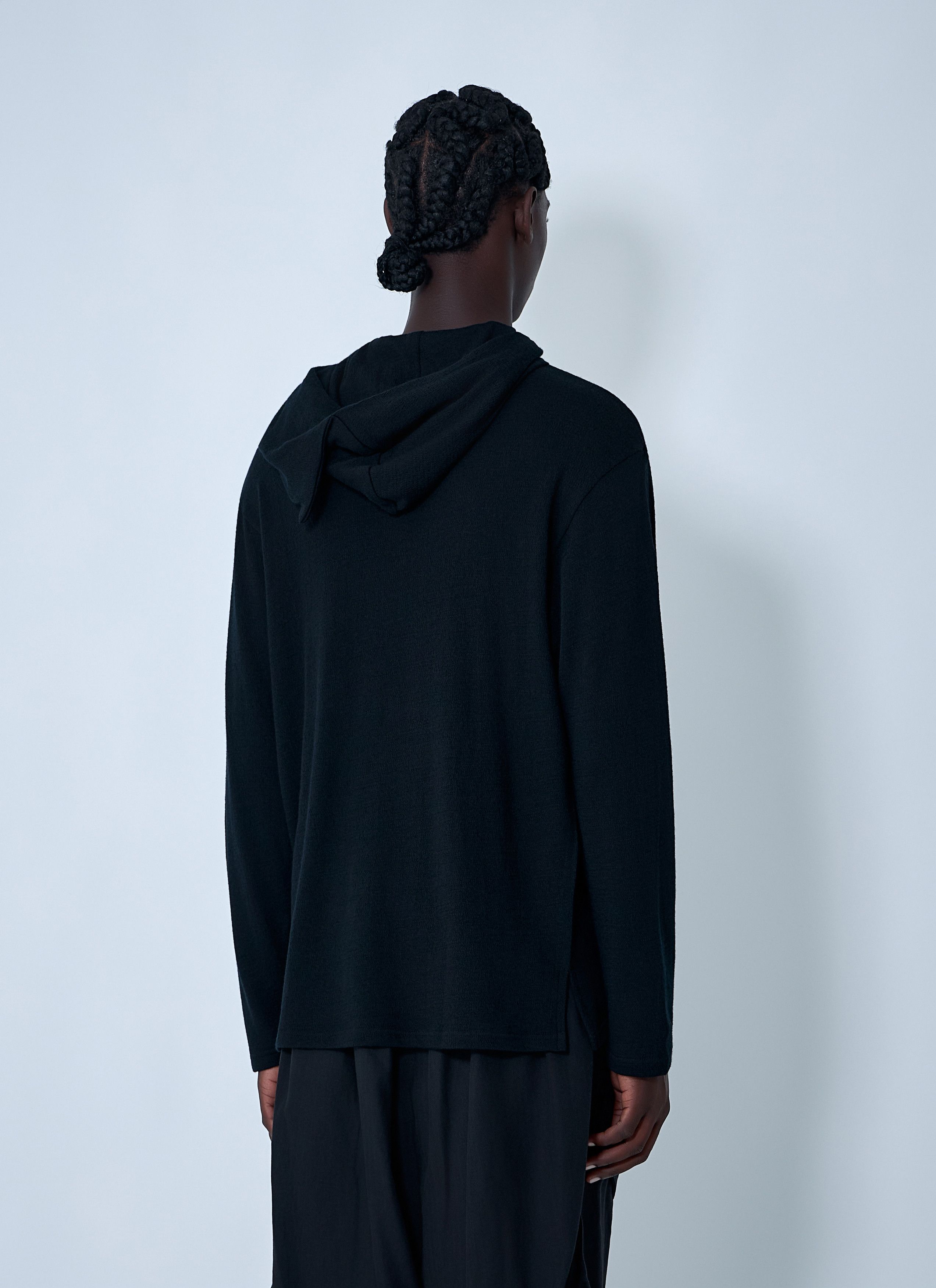 Yohji Yamamoto Hooded Sweater Size US L / EU 52-54 / 3 - 4 Thumbnail