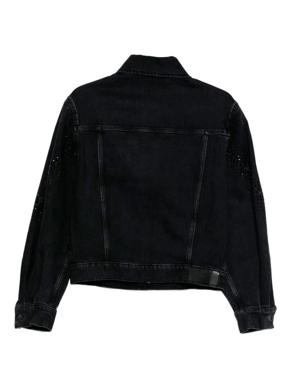 7 For All Mankind `Twisted Jacket Thunder Storm With Crystals` Jacket Size S / US 4 / IT 40 - 2 Thumbnail