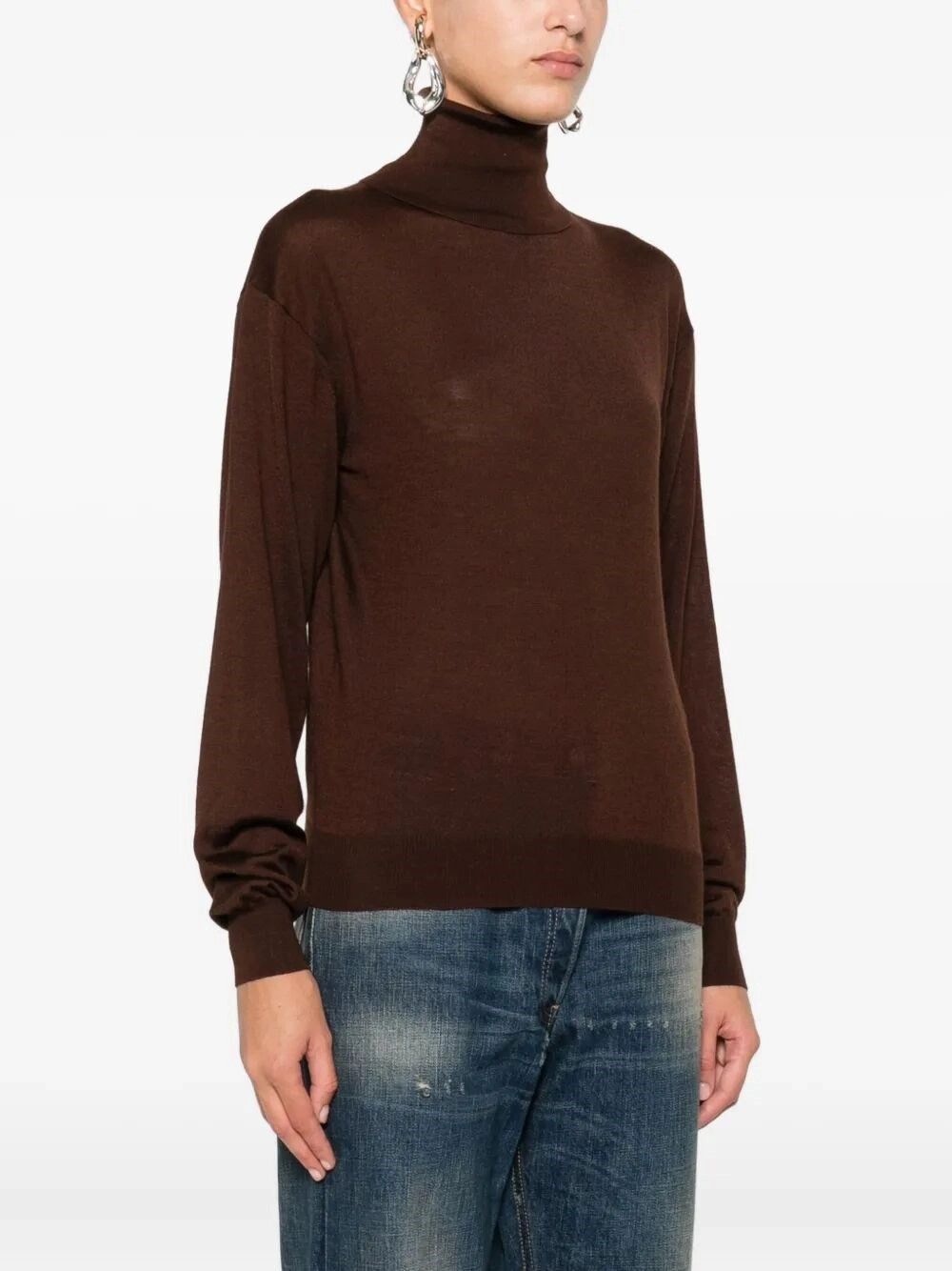 Saint Laurent Paris Turtle-Neck Sweater Size XS / US 0-2 / IT 36-38 - 3 Thumbnail
