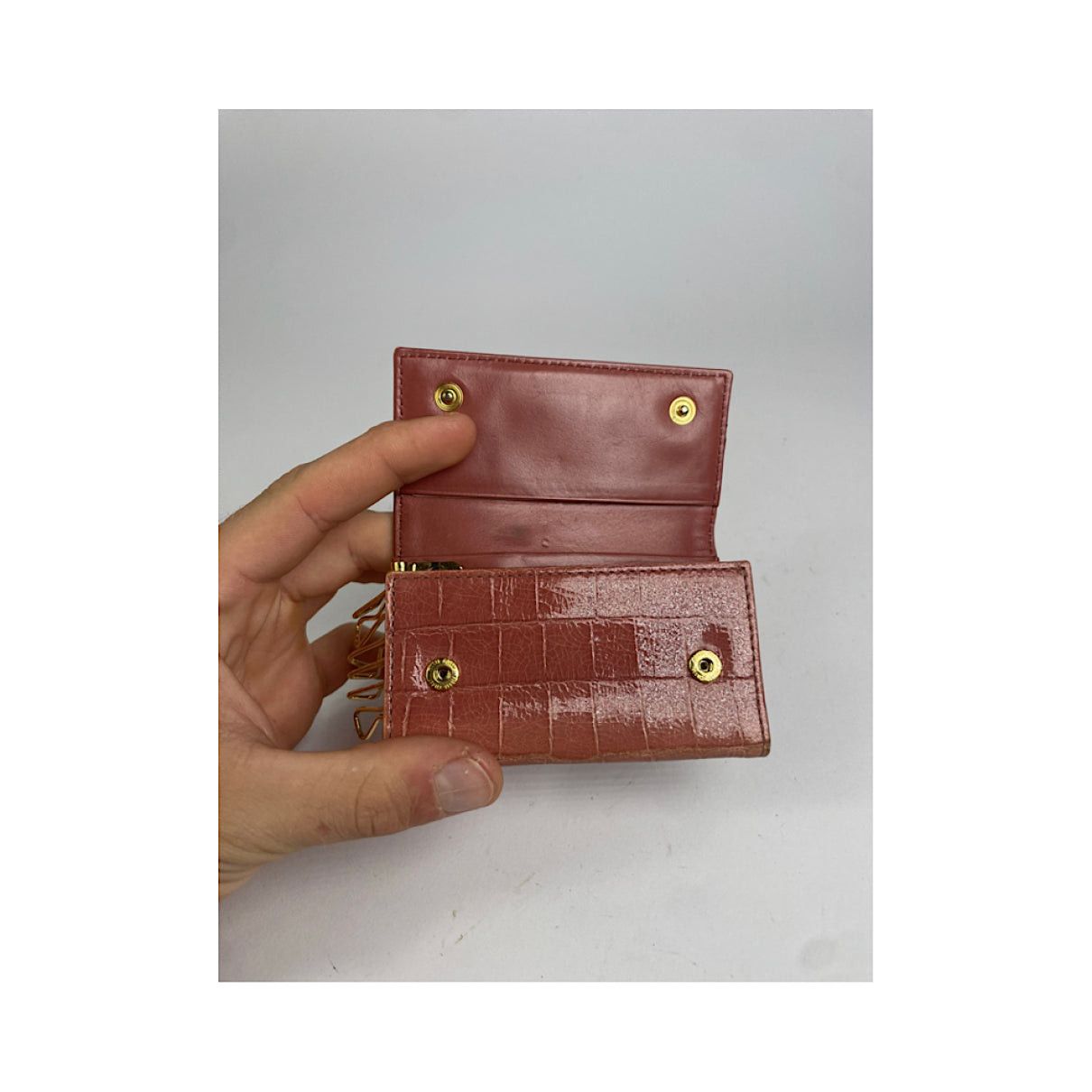 Miu Miu Orange Leather Purse Size ONE SIZE - 3 Thumbnail