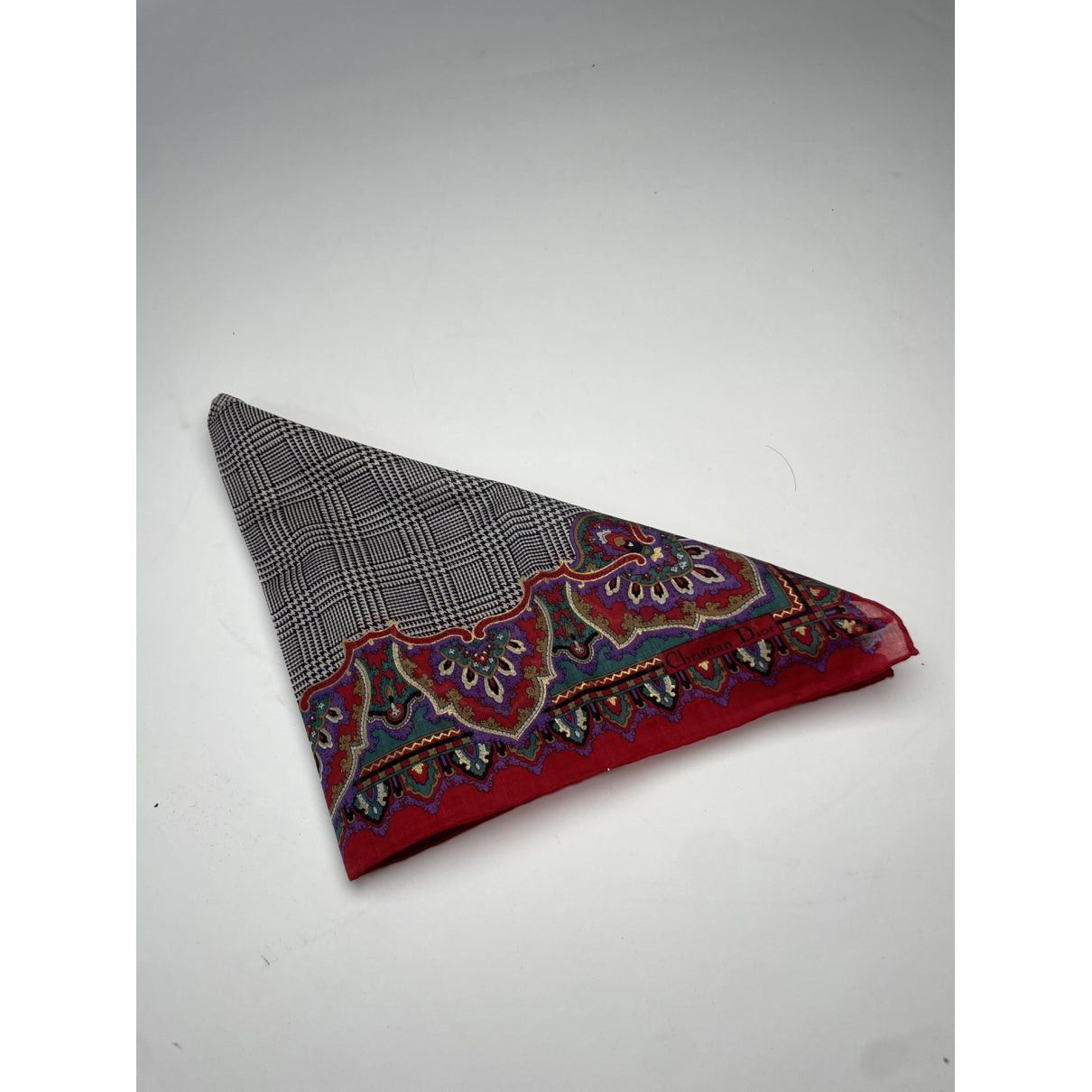 Dior Multicolour Silk Scarf Size ONE SIZE - 5 Thumbnail