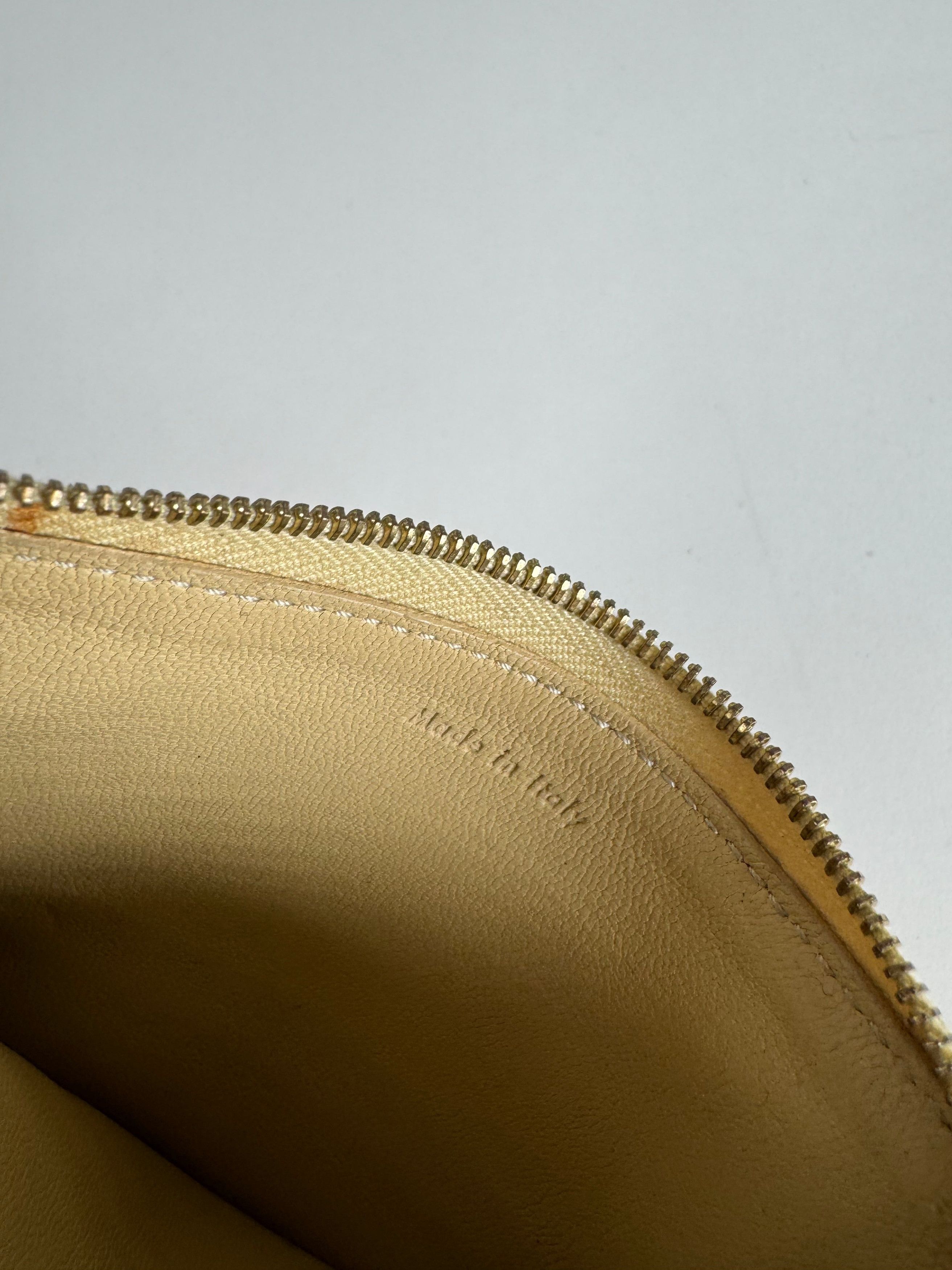 Celine Vintage Paris Leather Card Holder Beige Brown Size ONE SIZE - 5 Thumbnail