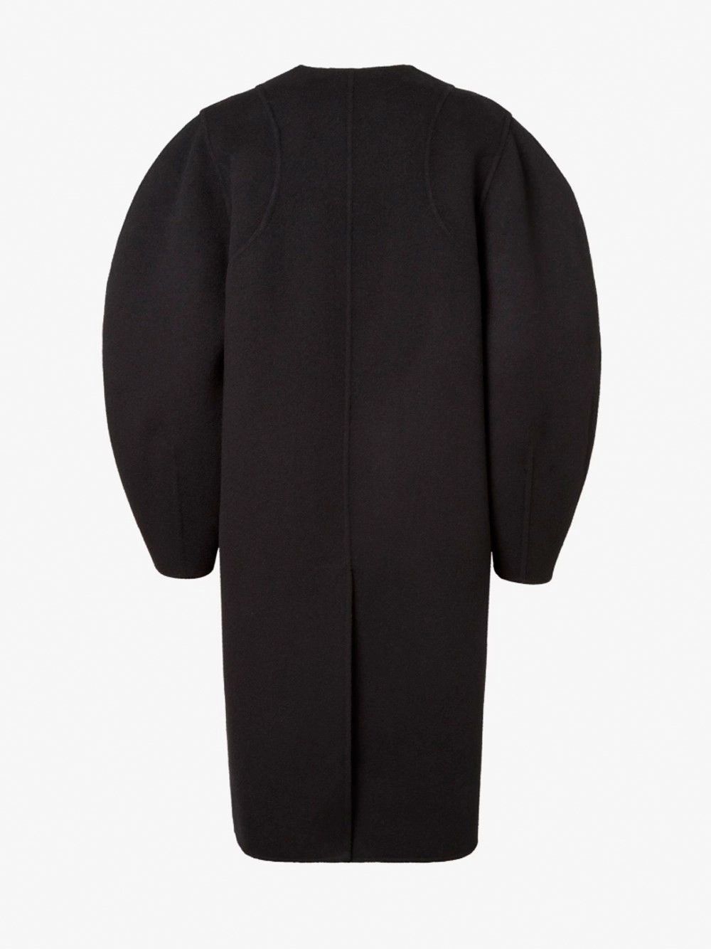 Fendi `FF` Double Wool Overcoat Size M / US 6-8 / IT 42-44 - 2 Thumbnail