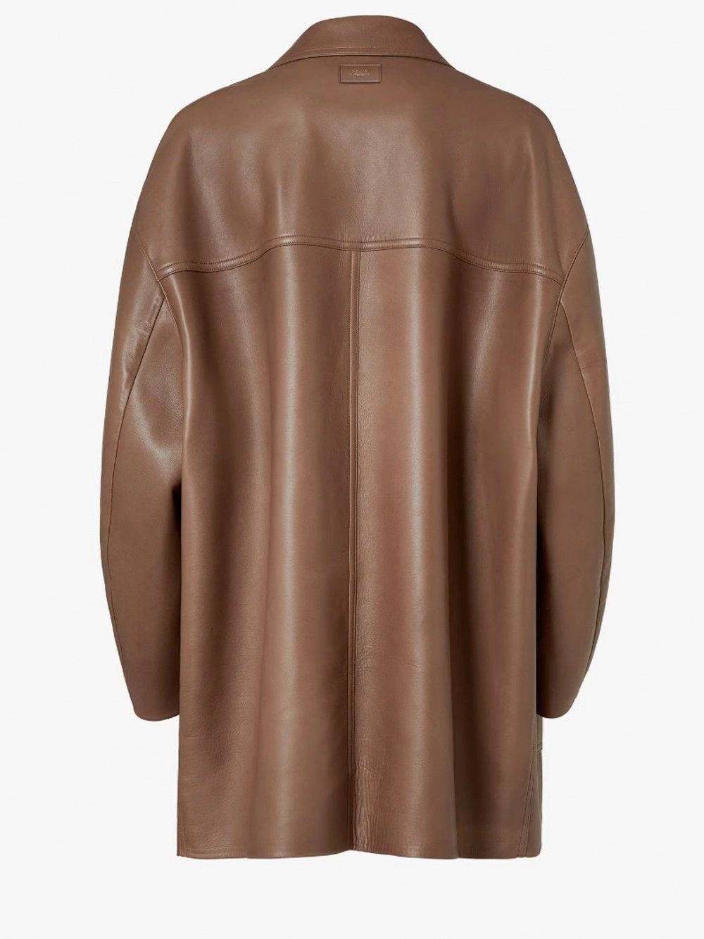 Fendi Oversize Leather Trench Size US XL / EU 56 / 4 - 2 Thumbnail