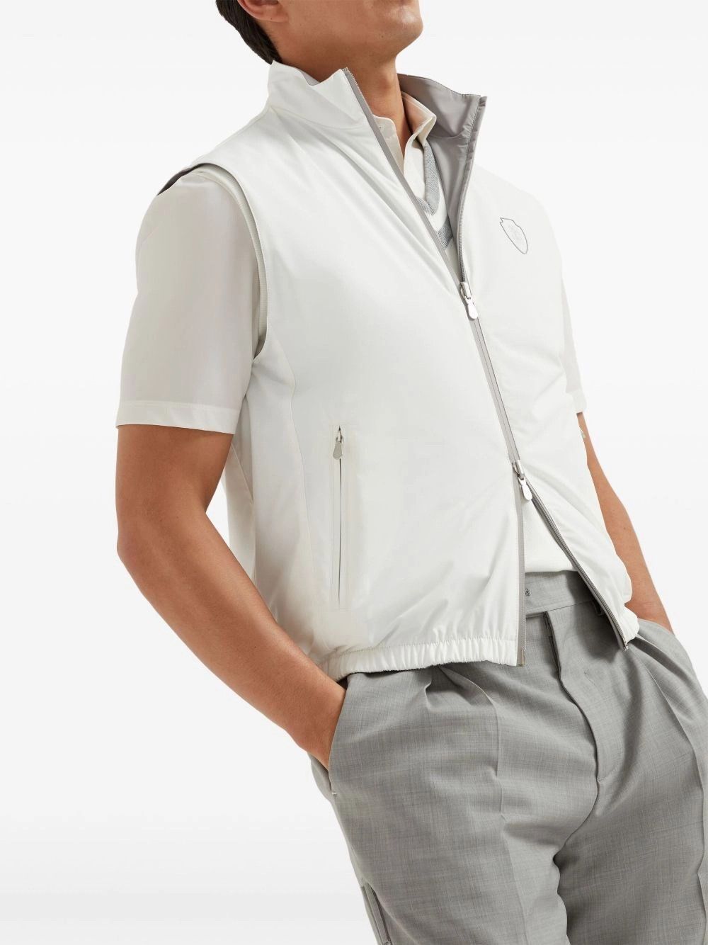 Brunello Cucinelli Sleeveless Jacket Size US XXL / EU 58 / 5 - 4 Thumbnail