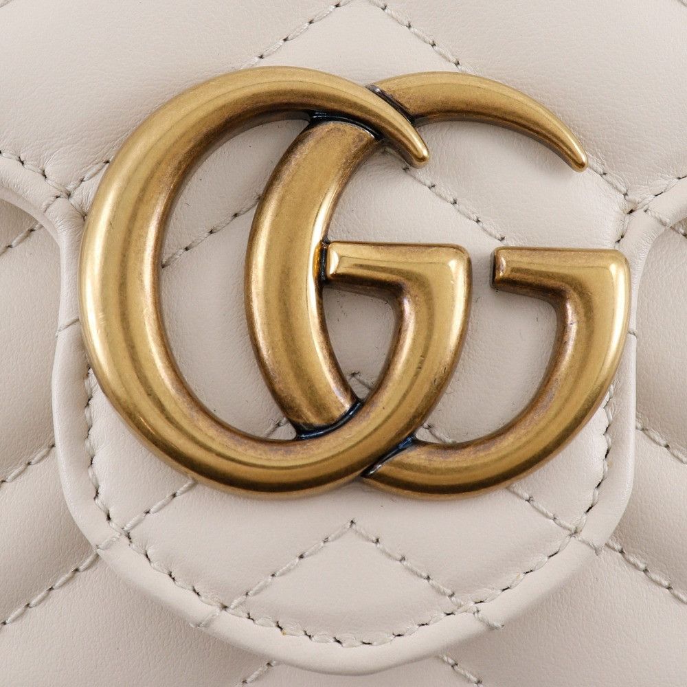 Gucci Gucci Gucci GG Marmont Calf 2way Chain Wallet Leather Long Wallet 474575 DUTY FREE for USA Size ONE SIZE - 14 Thumbnail