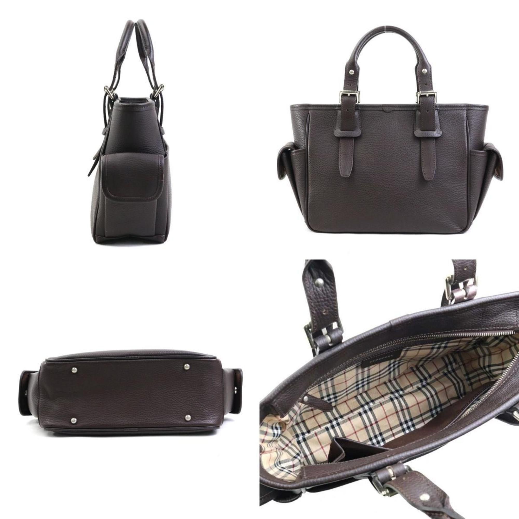 Burberry Burberry handbag, brown leather, women's, r10781a Size ONE SIZE - 2 Thumbnail