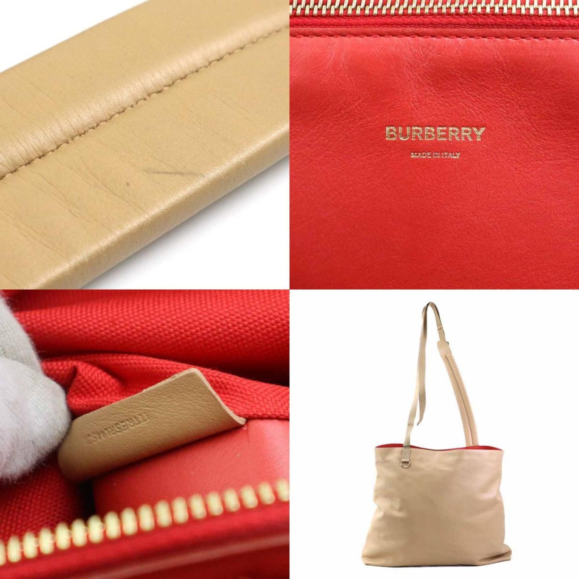 Burberry Burberry shoulder bag, leather, beige, for men and women, 56356g Size ONE SIZE - 5 Thumbnail
