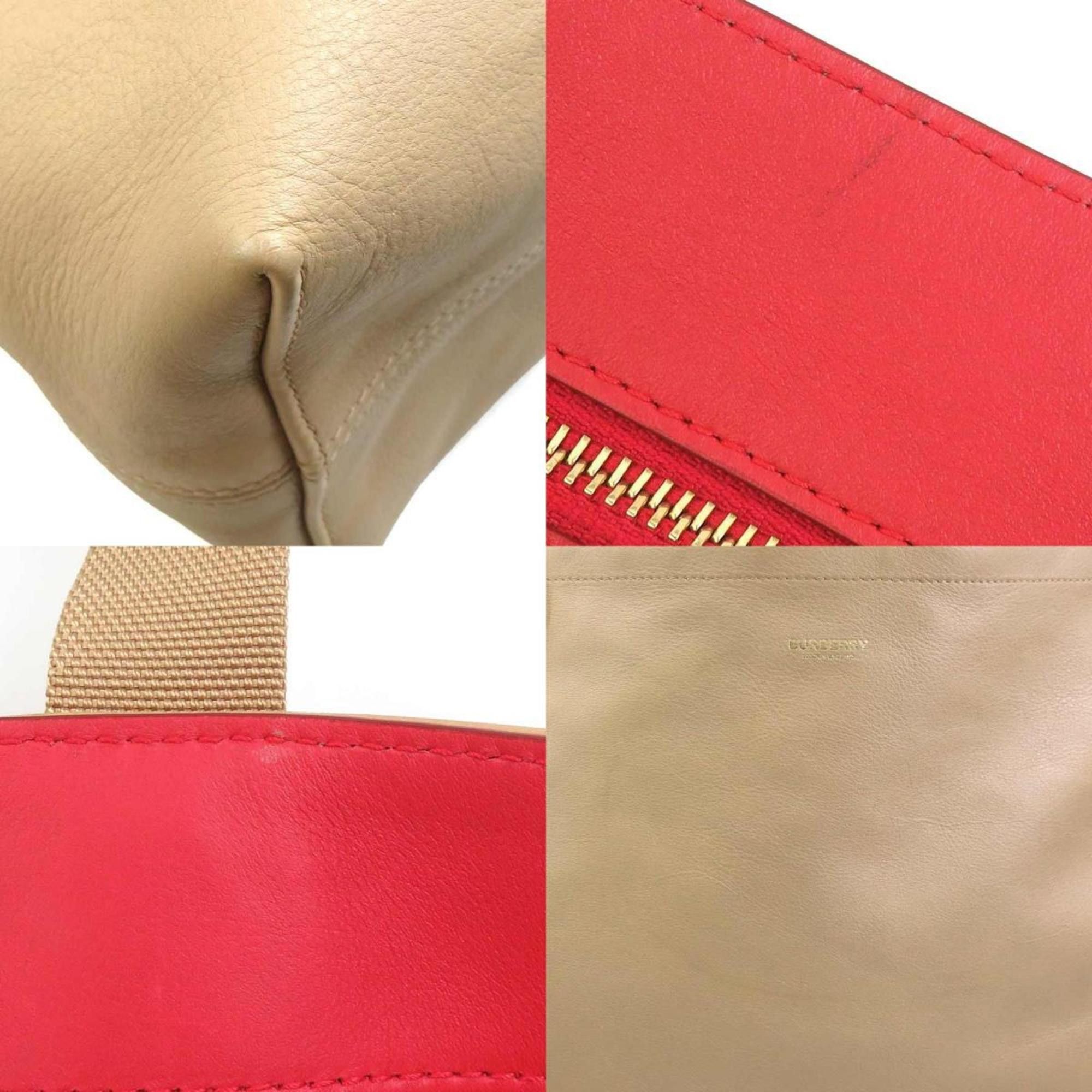 Burberry Burberry shoulder bag, leather, beige, for men and women, 56356g Size ONE SIZE - 3 Thumbnail