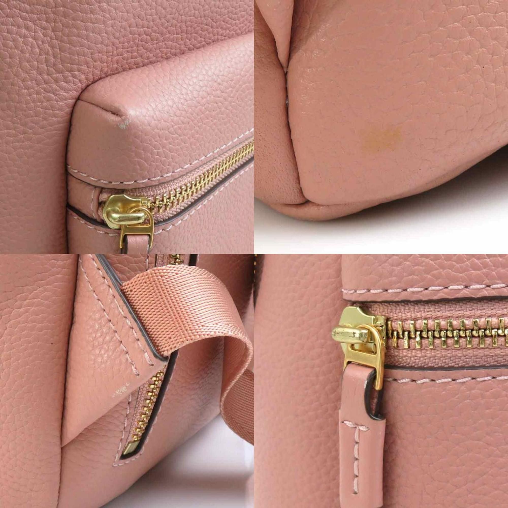 Tory Burch Tory Burch Backpack, Leather, Pink, Women's, H31559a Size ONE SIZE - 4 Thumbnail