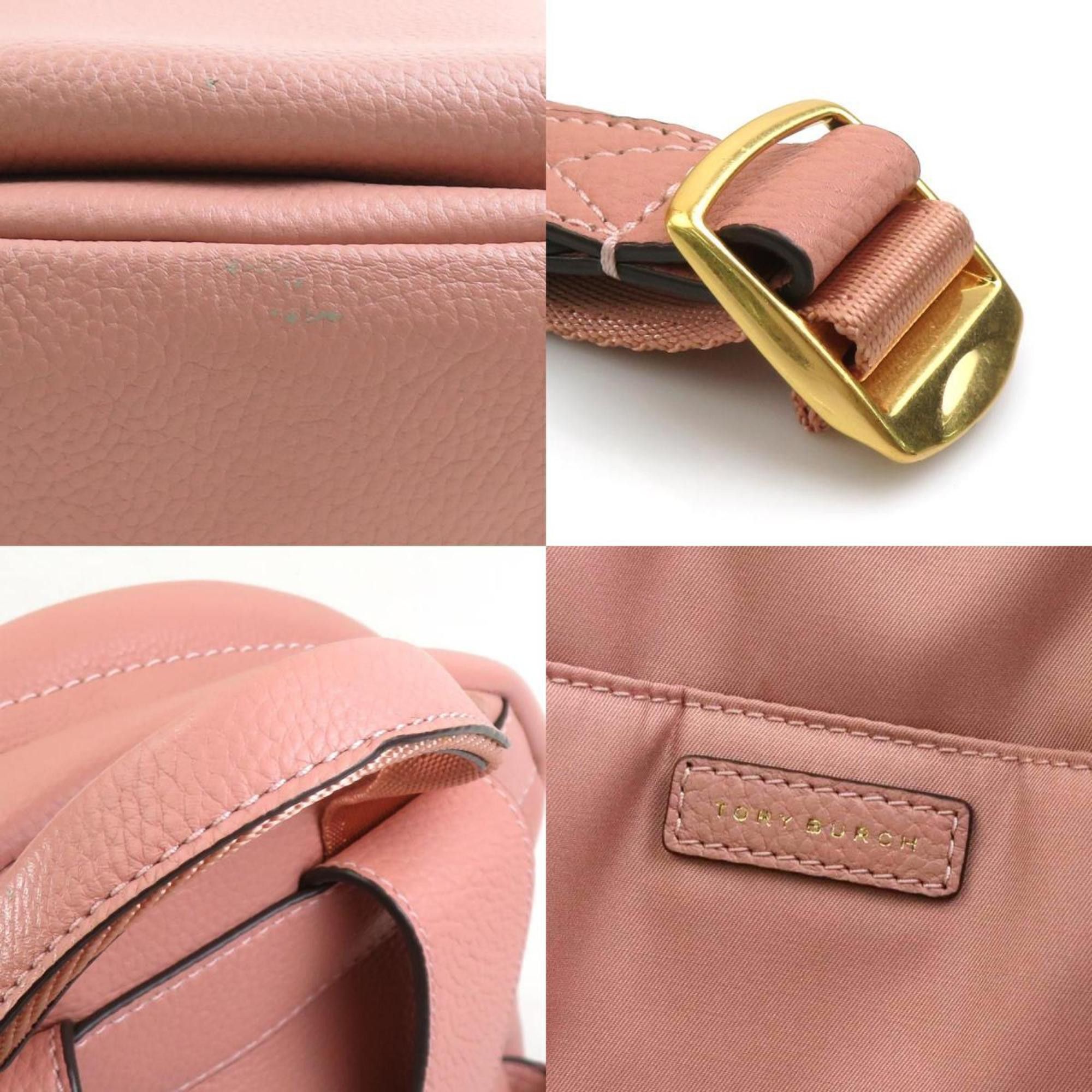 Tory Burch Tory Burch Backpack, Leather, Pink, Women's, H31559a Size ONE SIZE - 5 Thumbnail