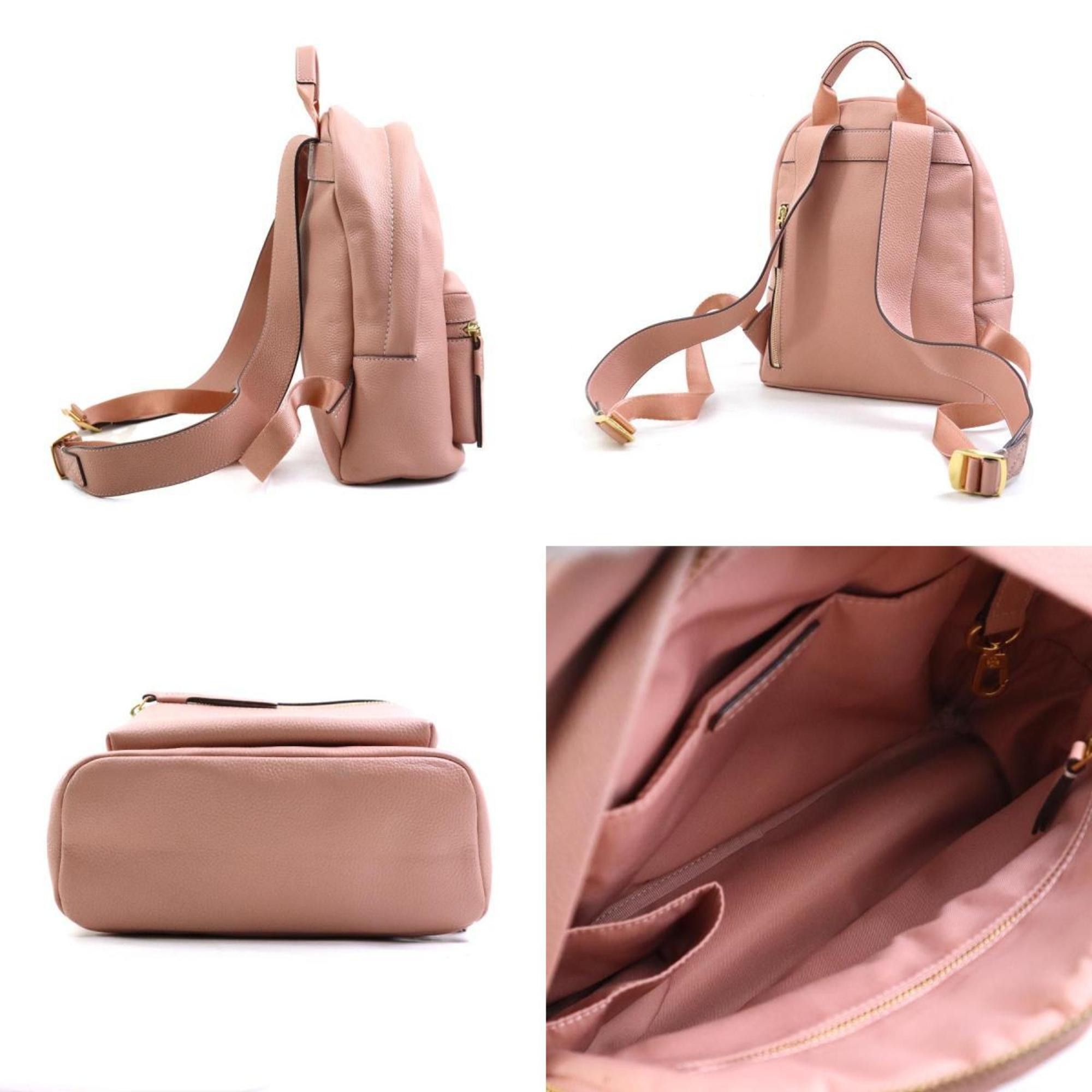Tory Burch Tory Burch Backpack, Leather, Pink, Women's, H31559a Size ONE SIZE - 2 Thumbnail