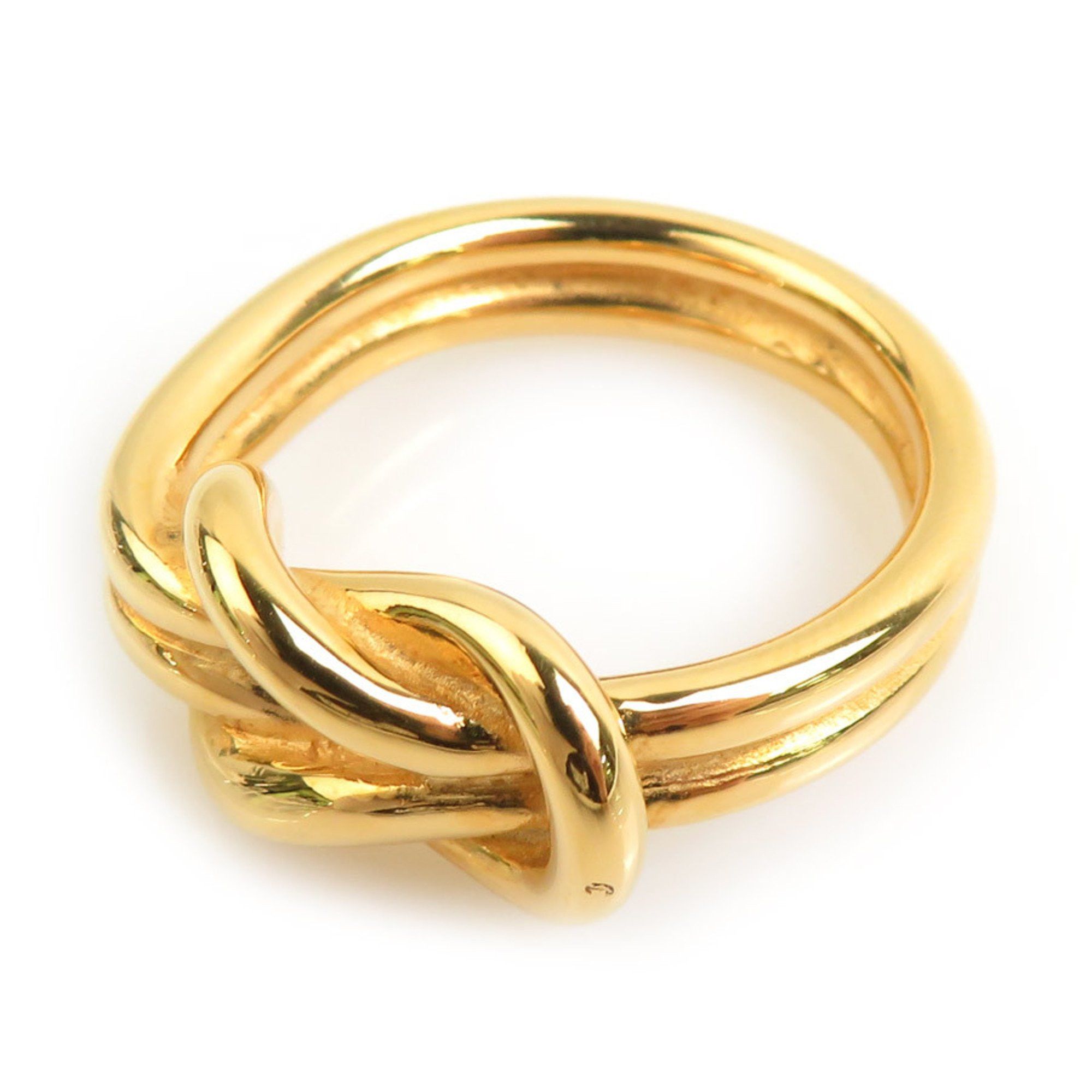Hermes Hermes scarf ring, metal, gold, women's, e60929a Size ONE SIZE - 2 Thumbnail