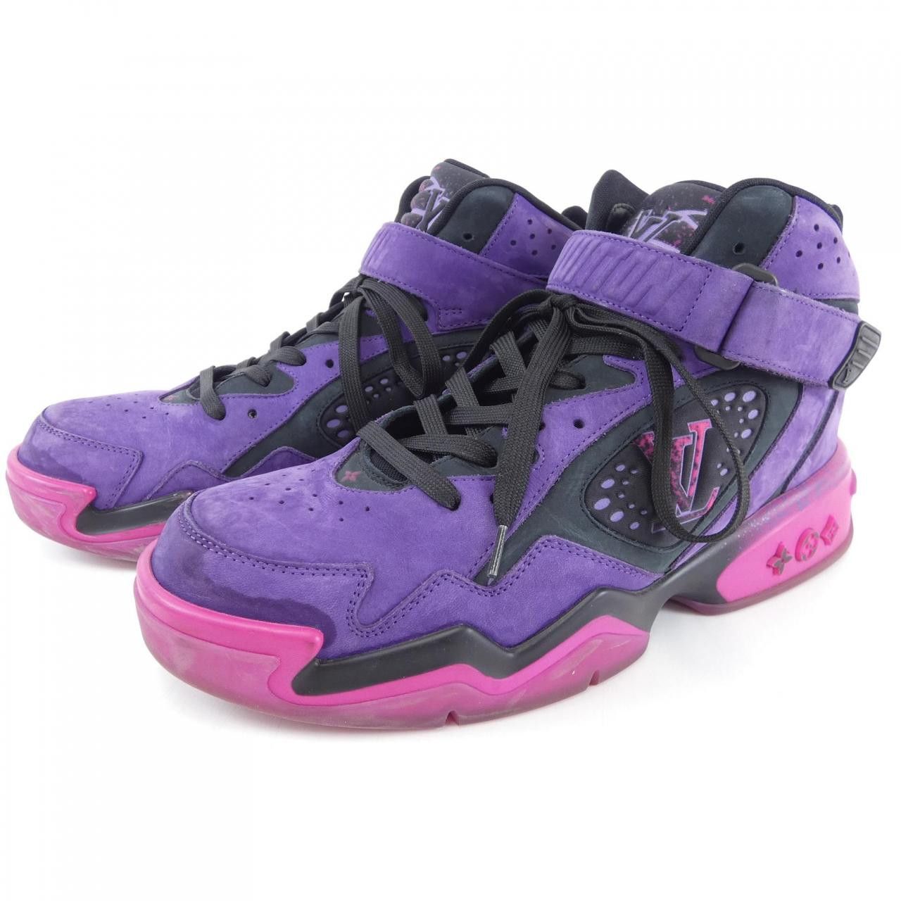 Louis Vuitton Louis Vuitton Louis Vuitton LV Trainer 2 Sneakers Leather Shoes DUTY FREE for USA Size ONE SIZE - 3 Thumbnail